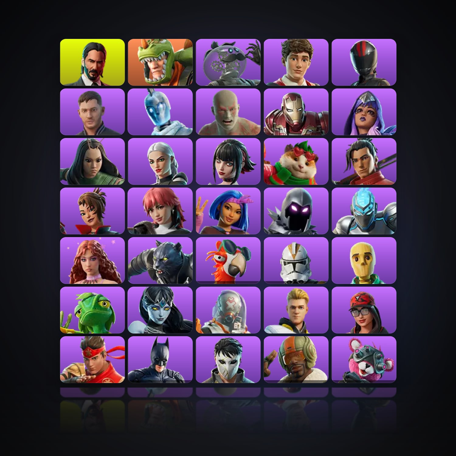 Fortnite | 243 Skins | 1.3K V-Bucks | Level 2285 | 274 Wins — HabibiAccounts