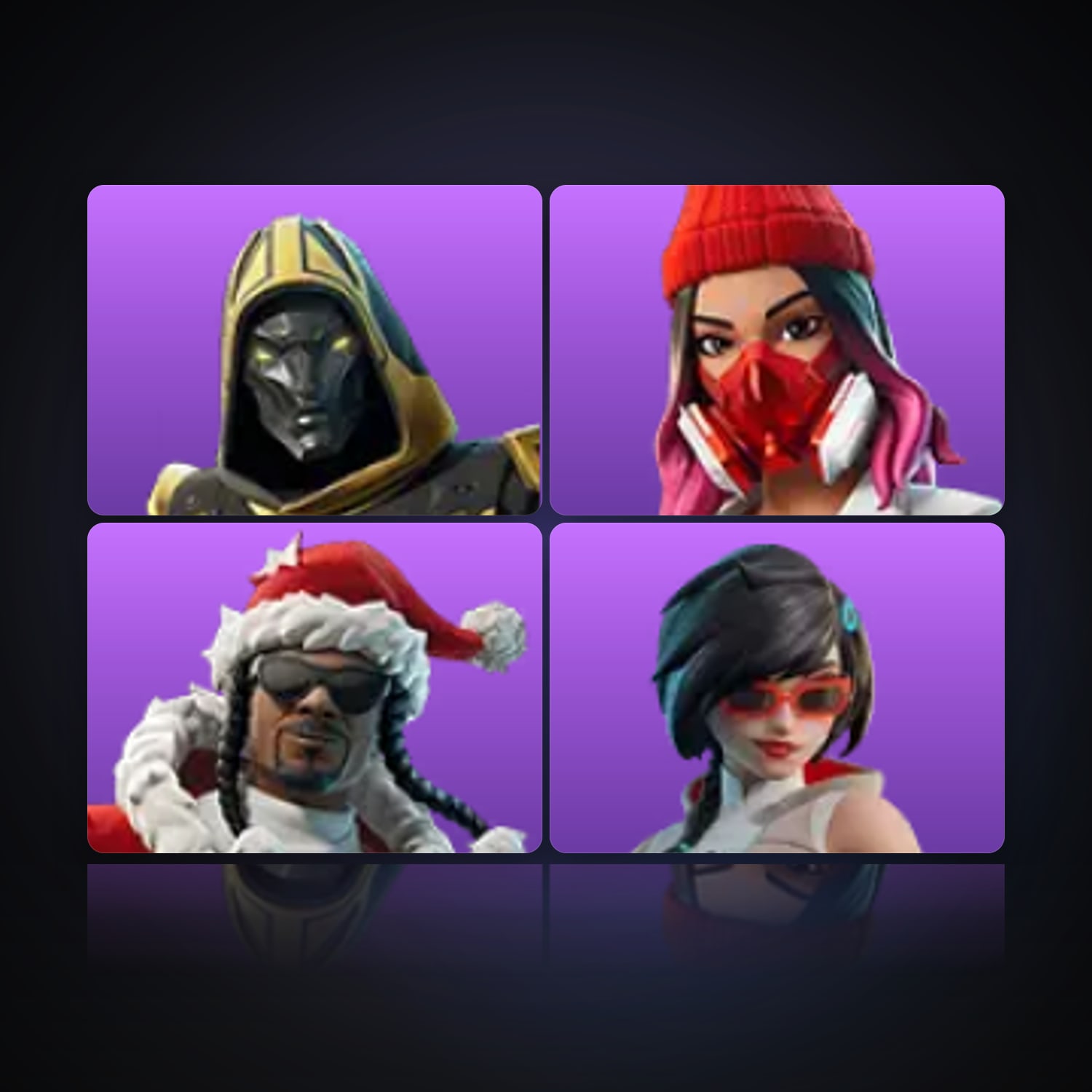 Fortnite | 4 Skins | 100 V-Bucks | Level 350 | 40 Wins — HabibiAccounts