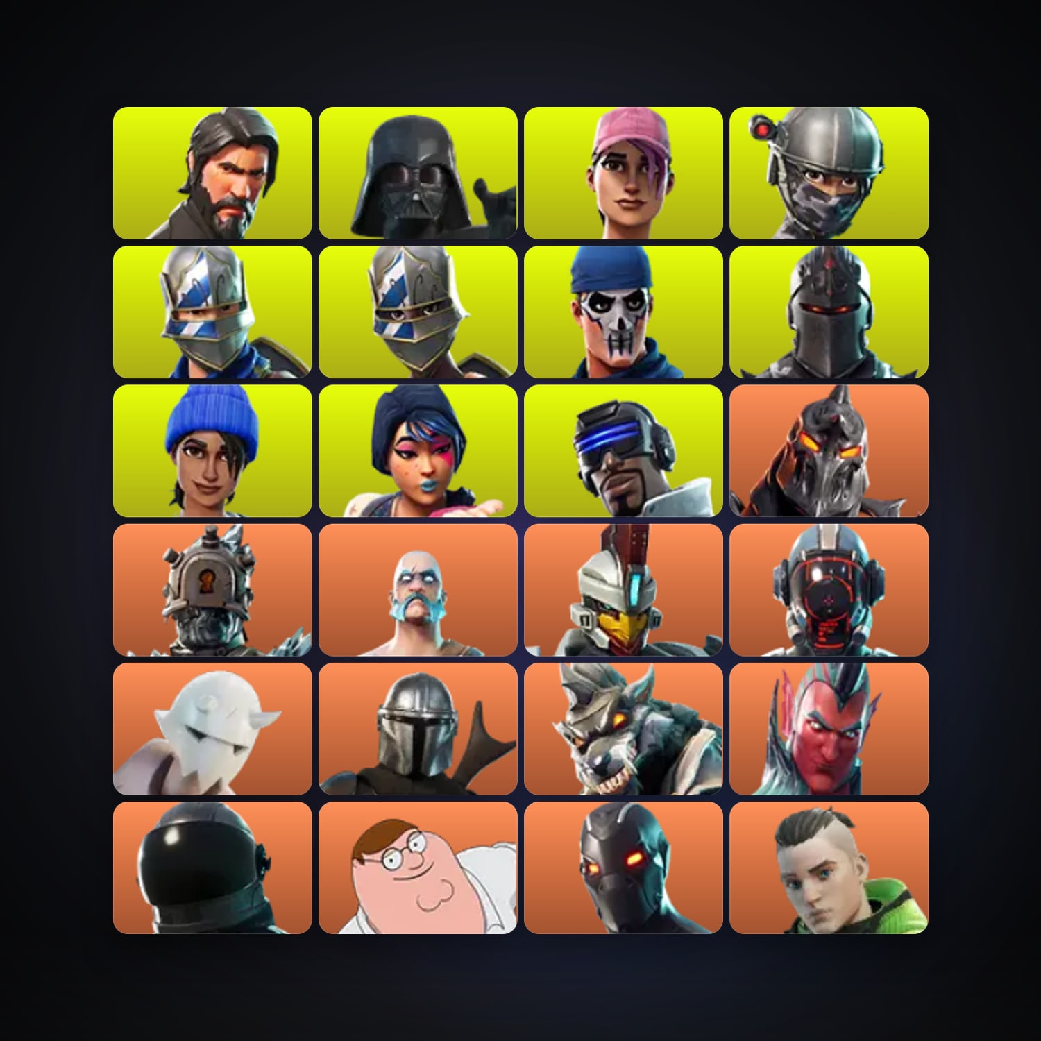 Fortnite | 160 Skins | 1.1K V-Bucks | Level 2133 | 487 Wins — HabibiAccounts