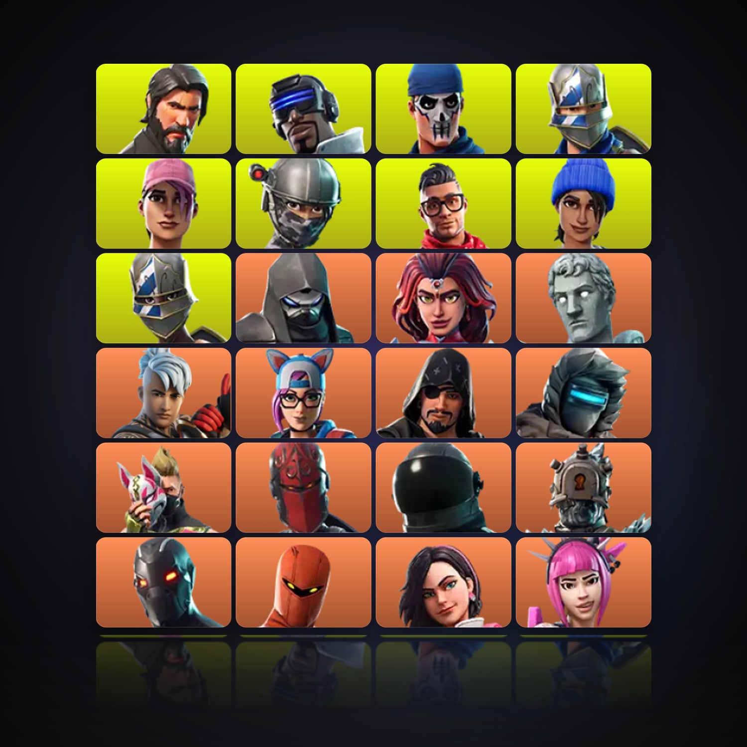 Fortnite | 84 Skins | 600 V-Bucks | Level 1025 | 129 Wins — HabibiAccounts