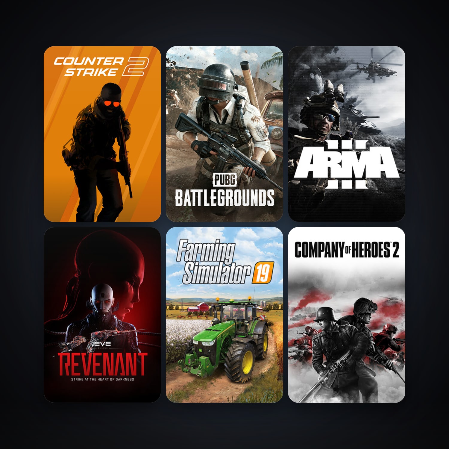 CS2 Prime + EVE Online, 77 games, Steam 14, clean — HabibiAccounts