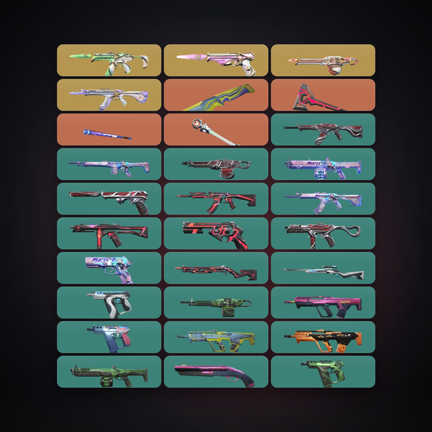 NA Bronze 2 locker — 4 knives, 45 skins, lvl 118 — HabibiAccounts