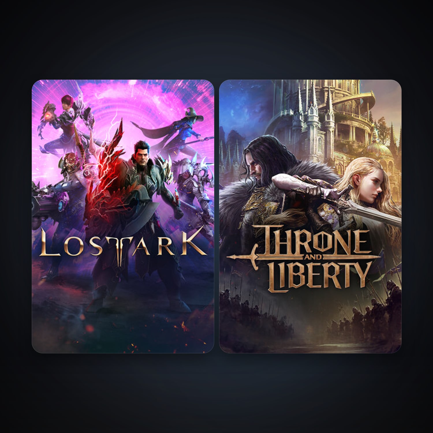 Lost Ark + THRONE AND LIBERTY, 2 games, clean — HabibiAccounts