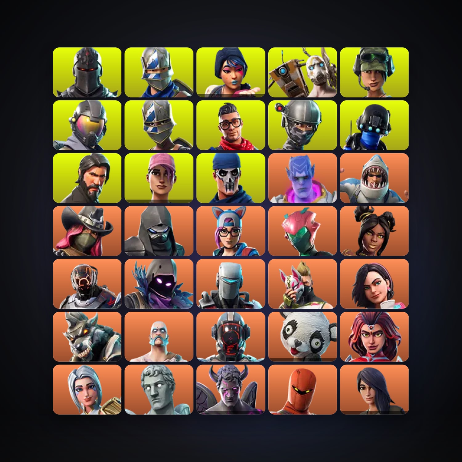 Fortnite | 117 Skins | 1.6K V-Bucks | Level 1020 | 610 Wins — HabibiAccounts