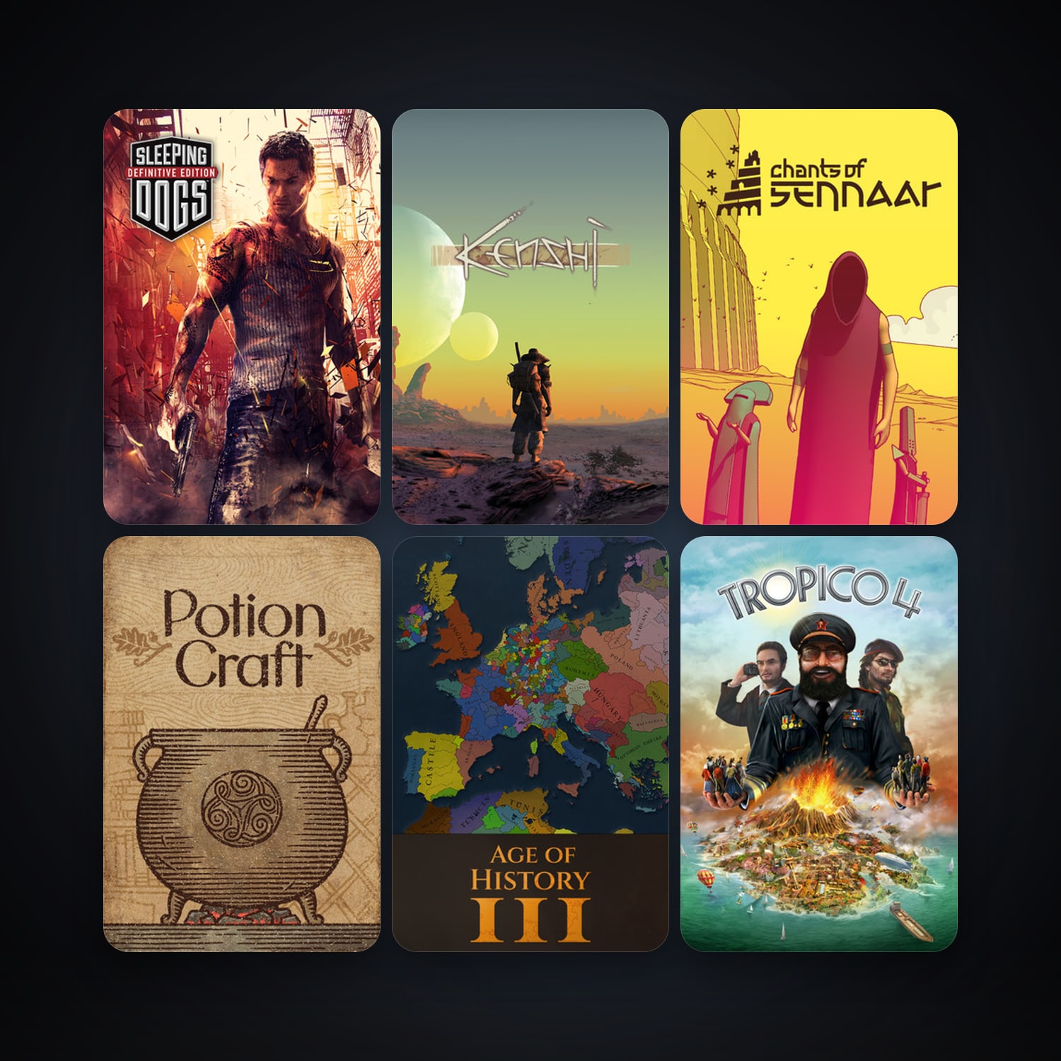 Tropico 4 + Kenshi, 9 games, clean — HabibiAccounts