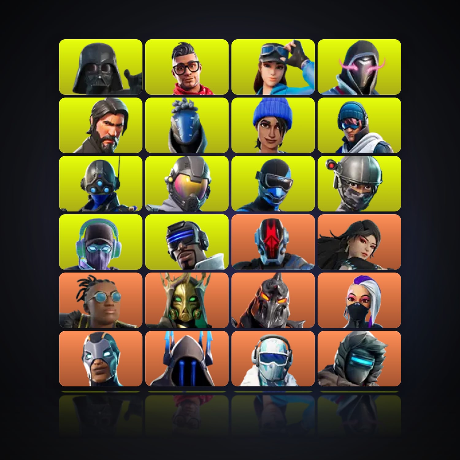 Fortnite | 300 Skins | 200 V-Bucks | Level 3594 | 301 Wins — HabibiAccounts