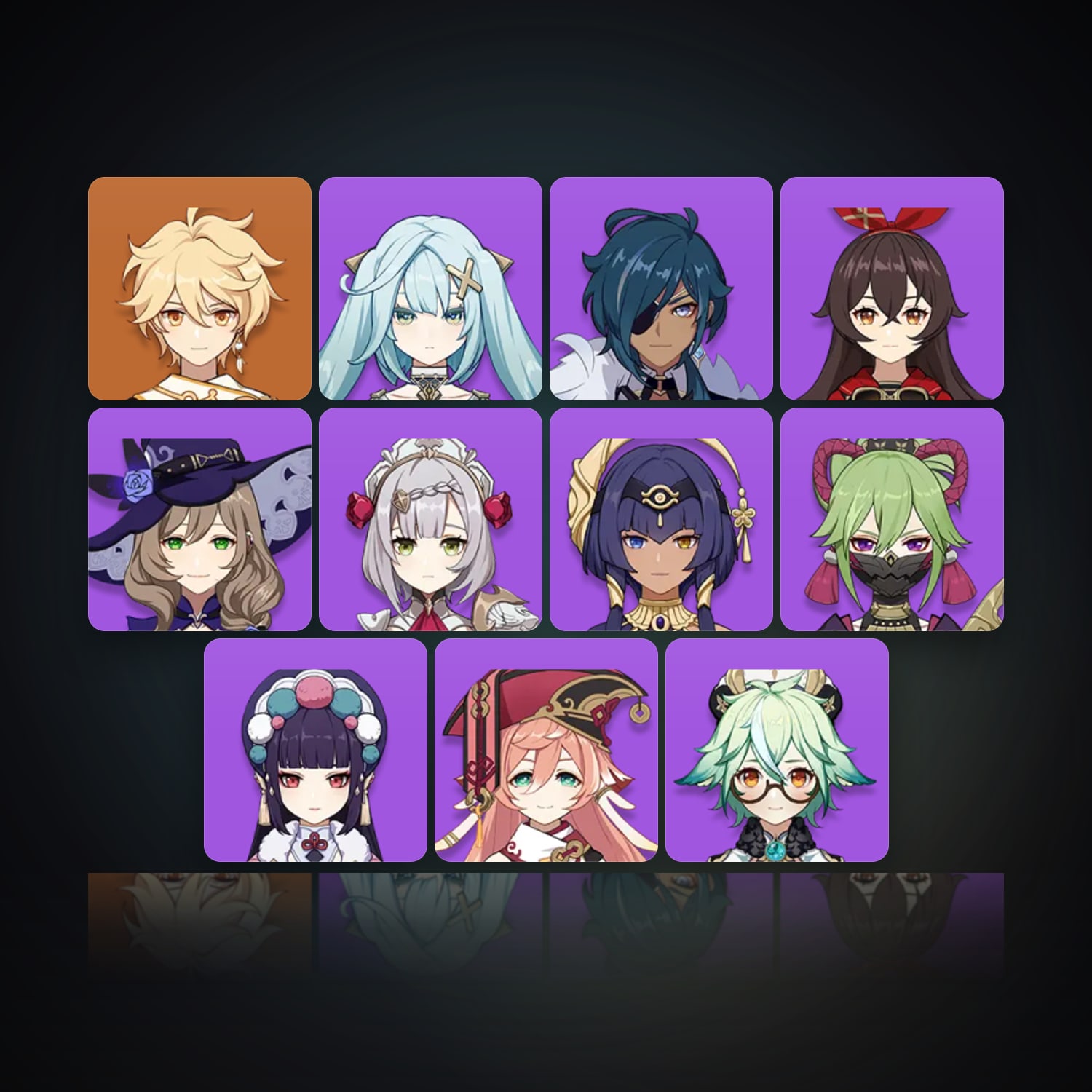 Genshin Impact | AR 13 | 11 Chars — HabibiAccounts