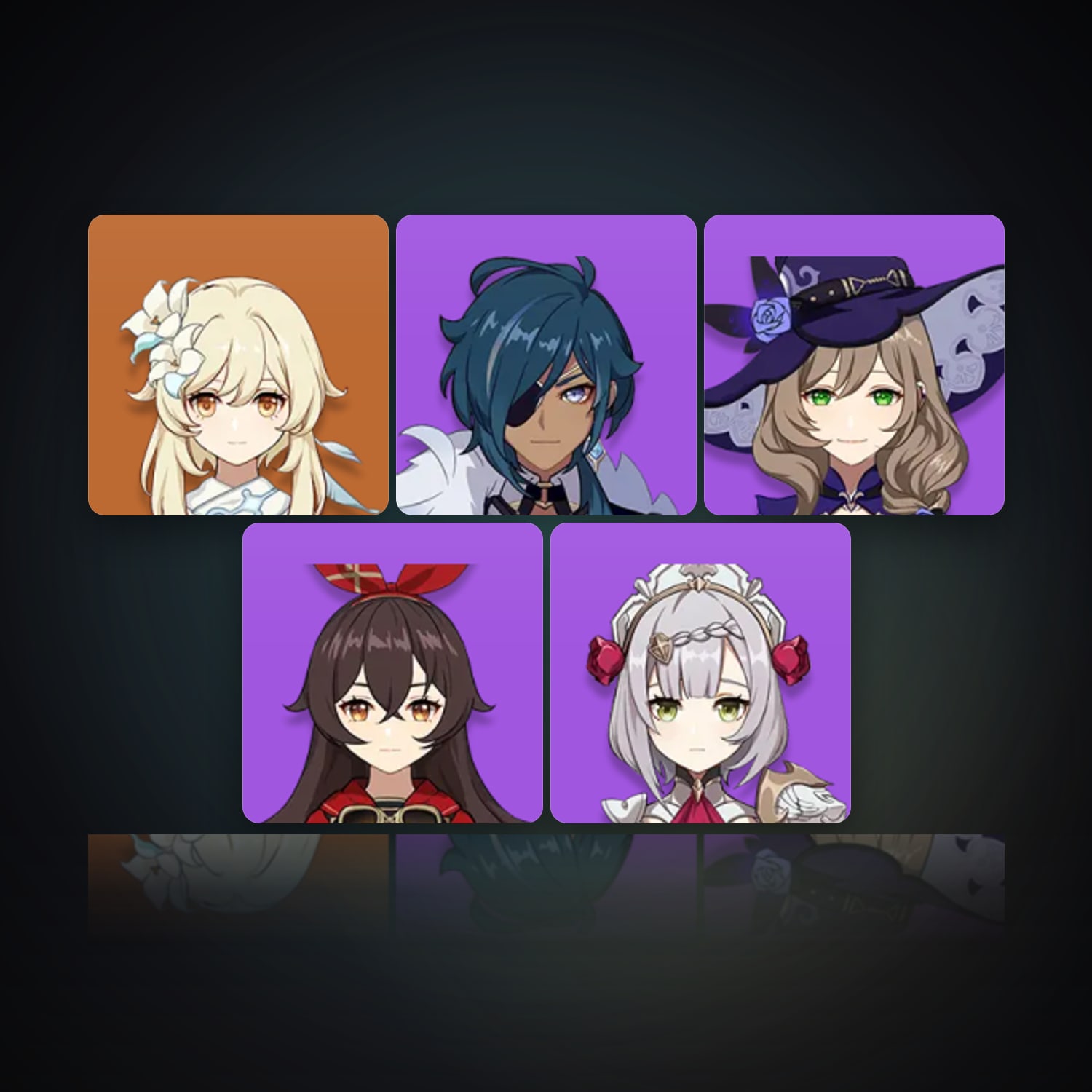 Genshin Impact | AR 9 | 5 Chars — HabibiAccounts