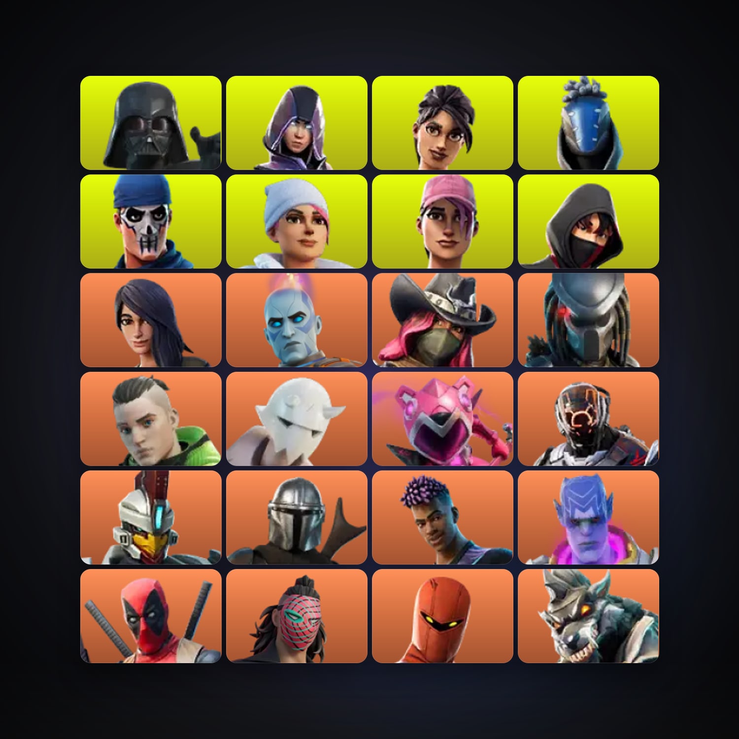 Fortnite | 226 Skins | 4.1K V-Bucks | Level 3671 | 1.1K Wins — HabibiAccounts