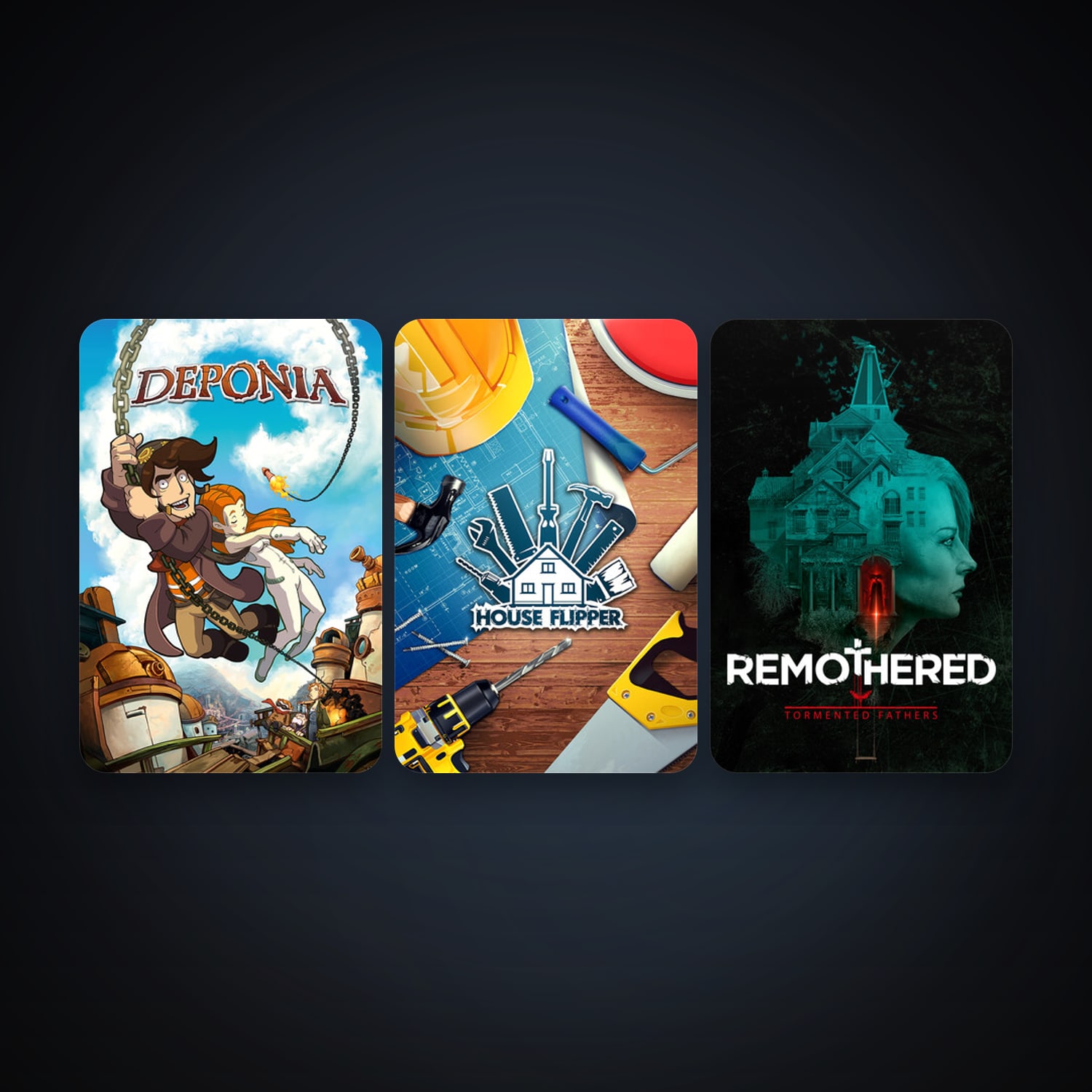 Deponia & House Flipper | Clean — HabibiAccounts