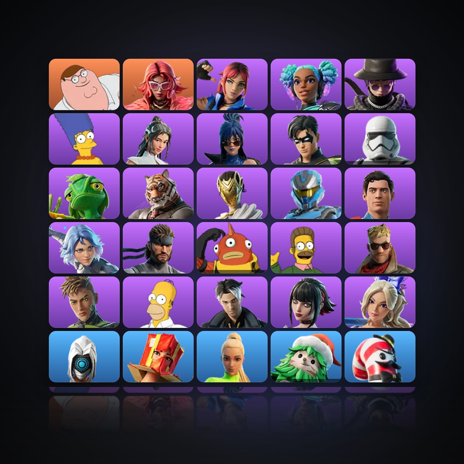 Fortnite | 32 Skins | 1.1K V-Bucks | Level 587 | 41 Wins — HabibiAccounts