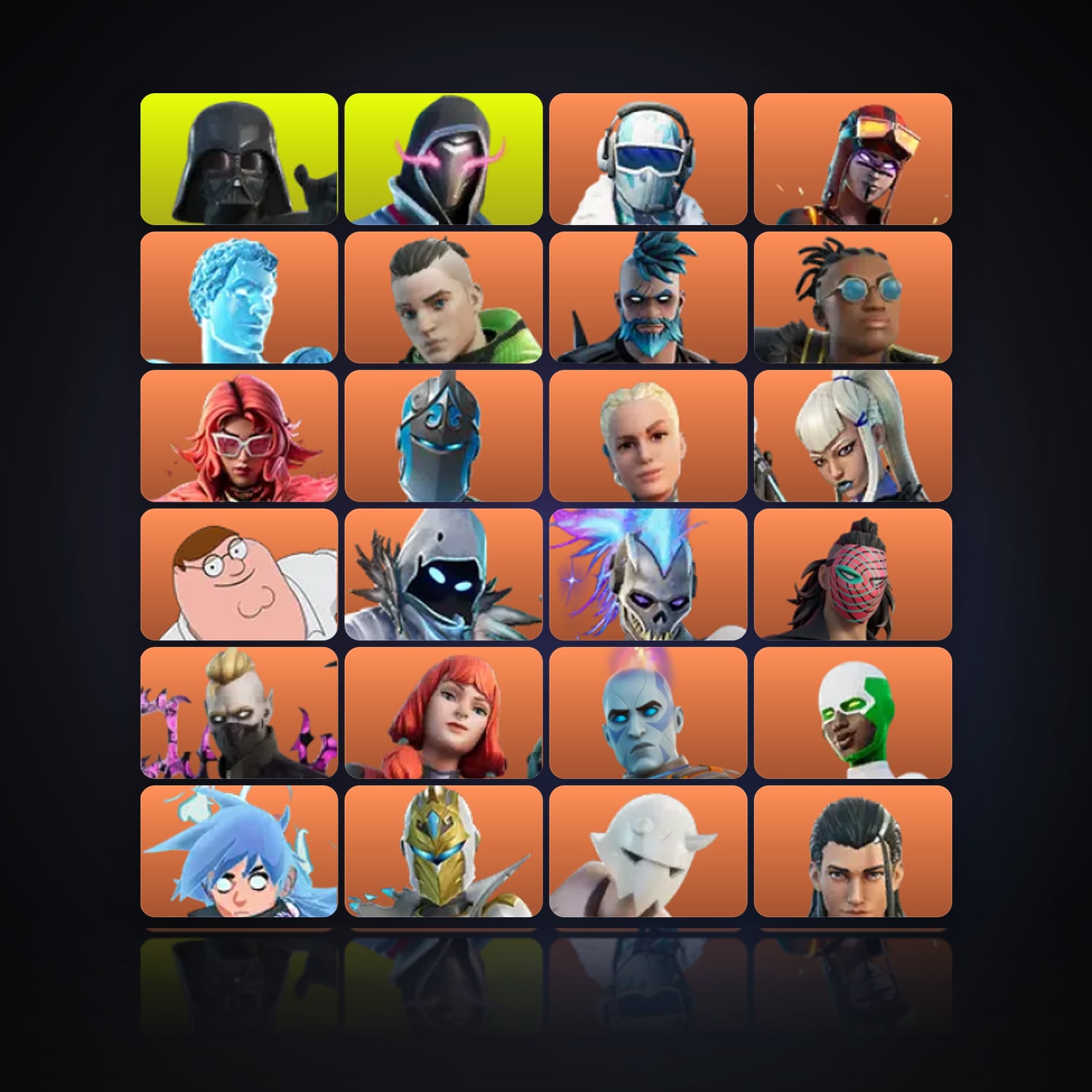 Fortnite | 124 Skins | 650 V-Bucks | Level 2182 | 185 Wins — HabibiAccounts