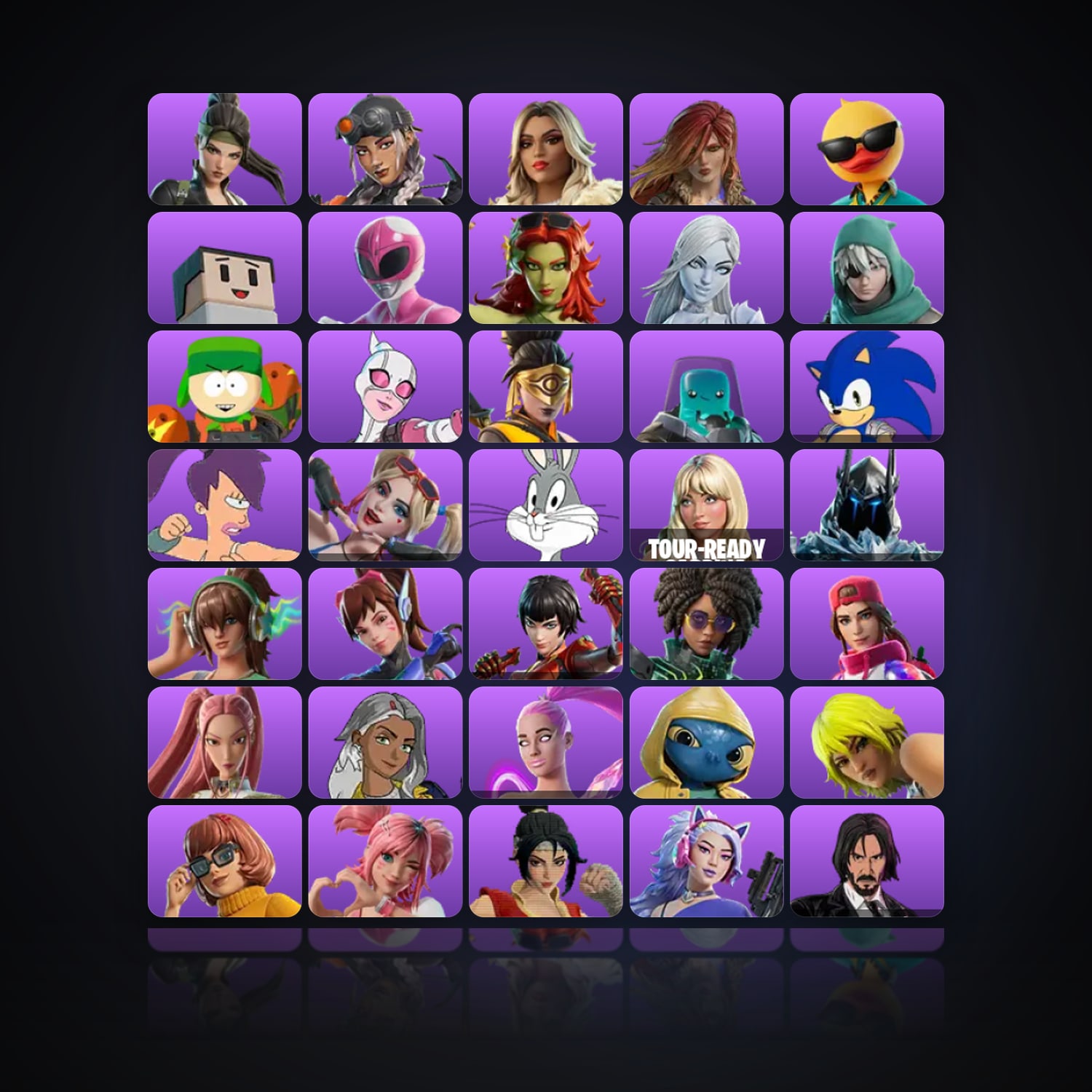 Fortnite | 48 Skins | 50 V-Bucks | Level 357 | 92 Wins — HabibiAccounts