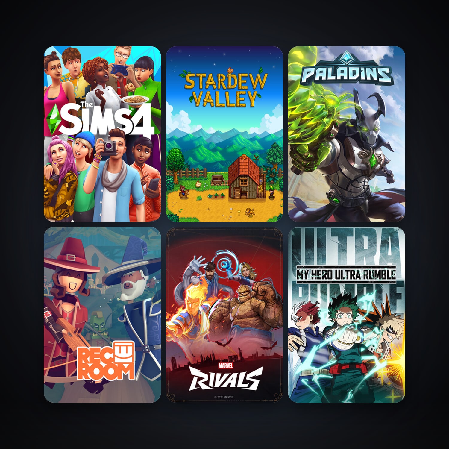 Stardew Valley + Paladins, 15 games, clean — HabibiAccounts