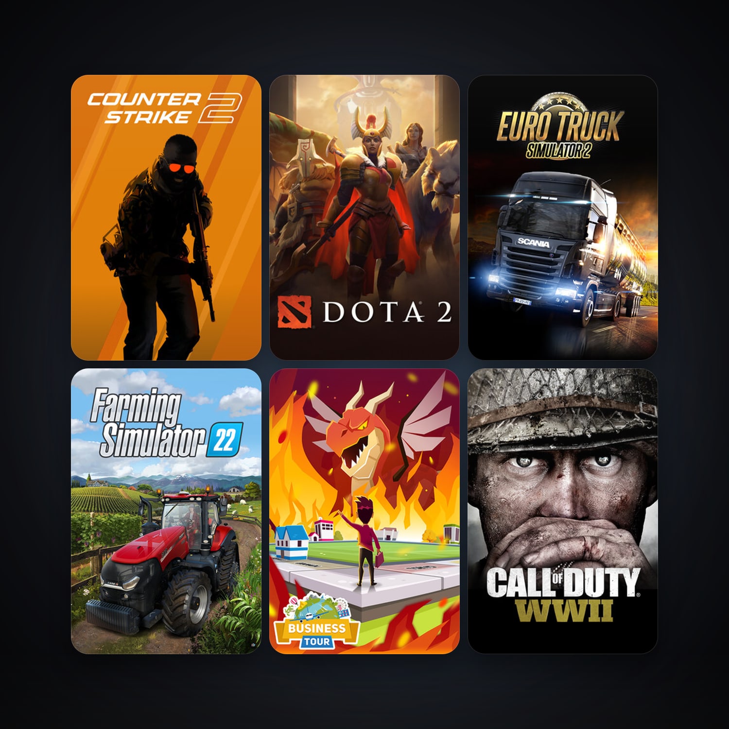 Dota 2 + CS2 Prime, 21 games, Steam 22, clean — HabibiAccounts