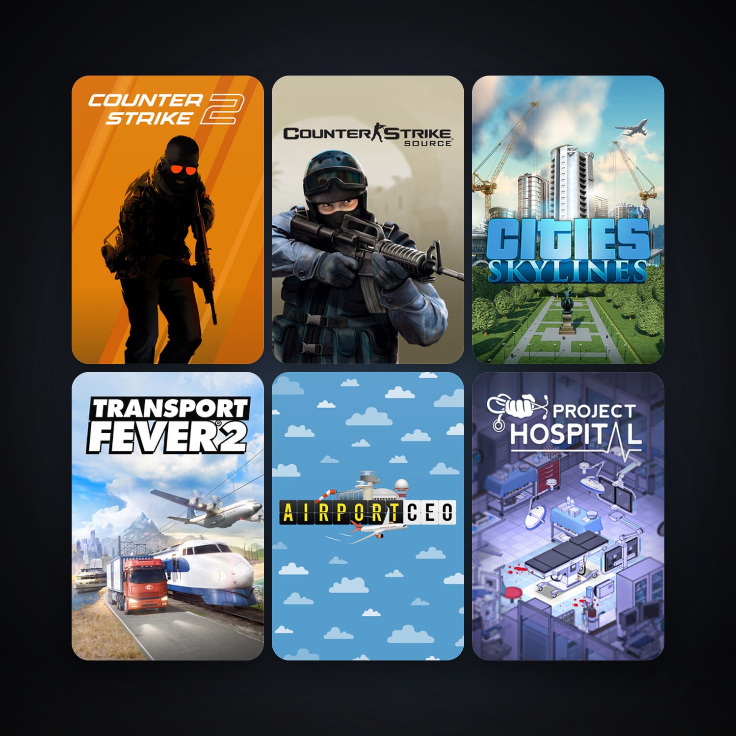 Counter-Strike: Source + CS2 Prime, 21 games, Steam 10, clean · 258687464 — HabibiAccounts