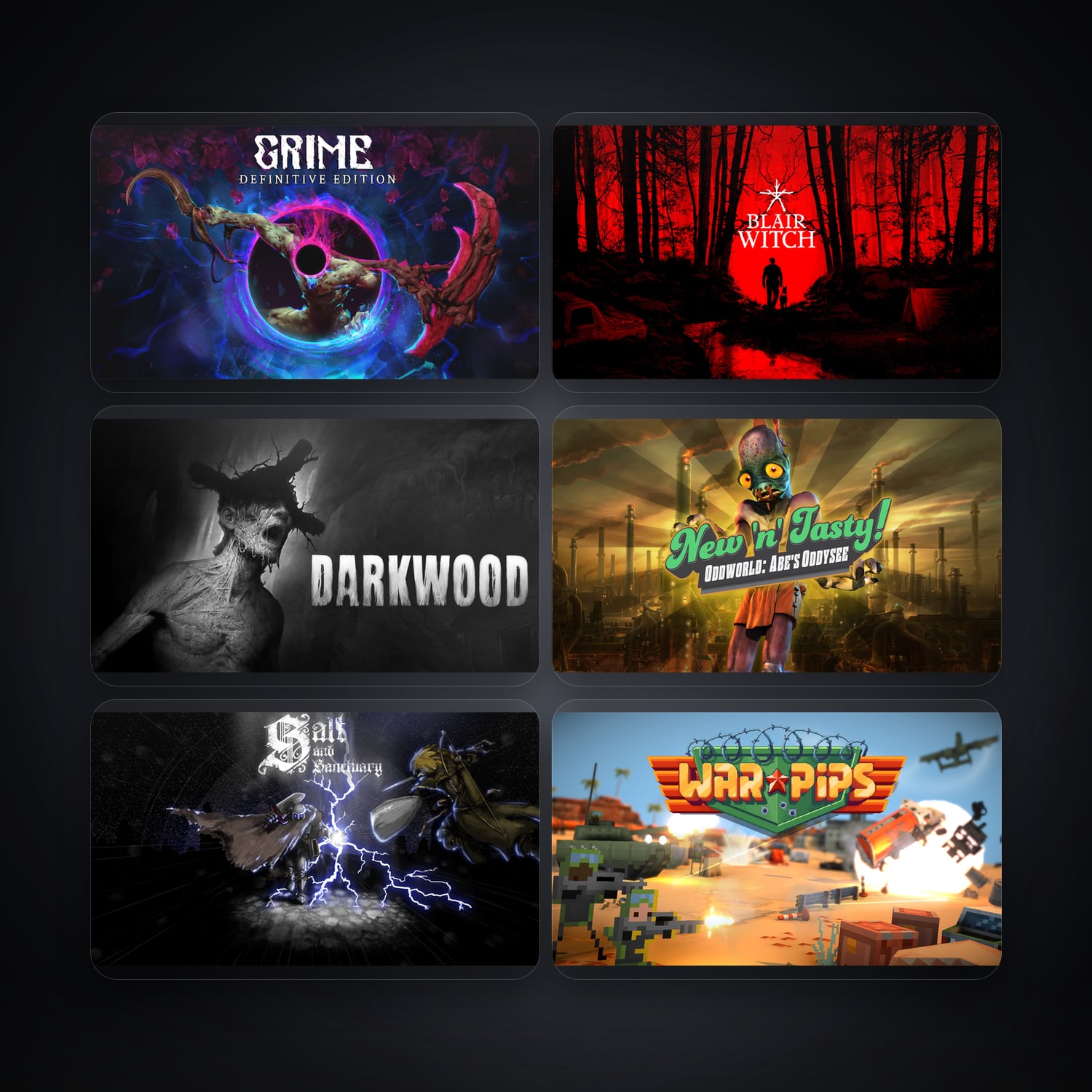 Epic GRIME + Blair Witch — TH — 199 games — HabibiAccounts