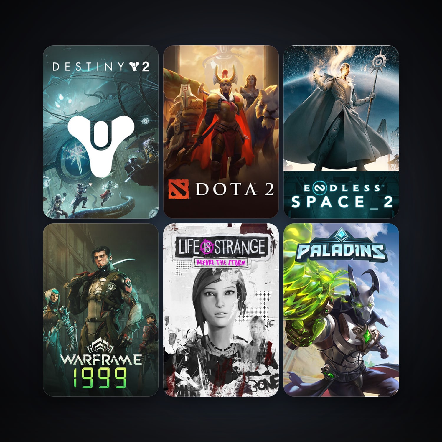 Dota 2 + Warframe, 27 games, clean — HabibiAccounts