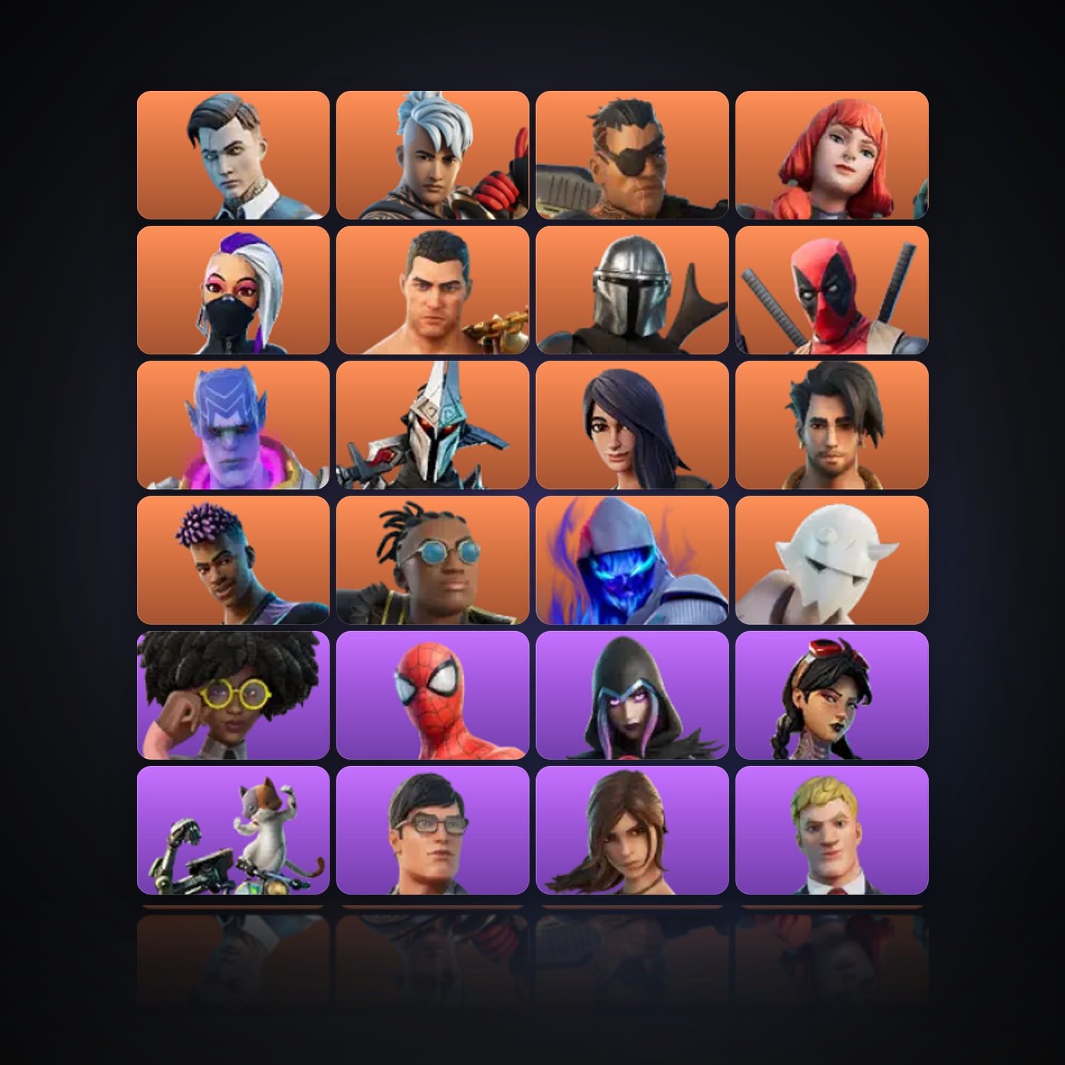 Fortnite | 132 Skins | 300 V-Bucks | Level 2152 | 289 Wins — HabibiAccounts