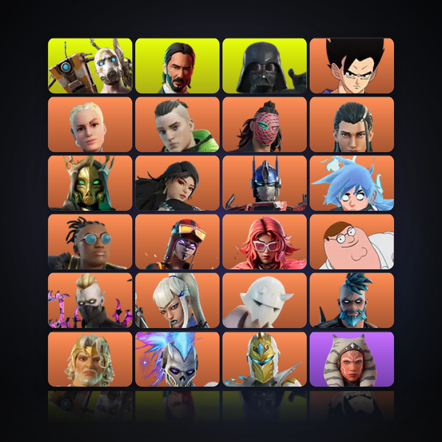 Fortnite | 271 Skins | 1.6K V-Bucks | Level 2954 | 704 Wins — HabibiAccounts