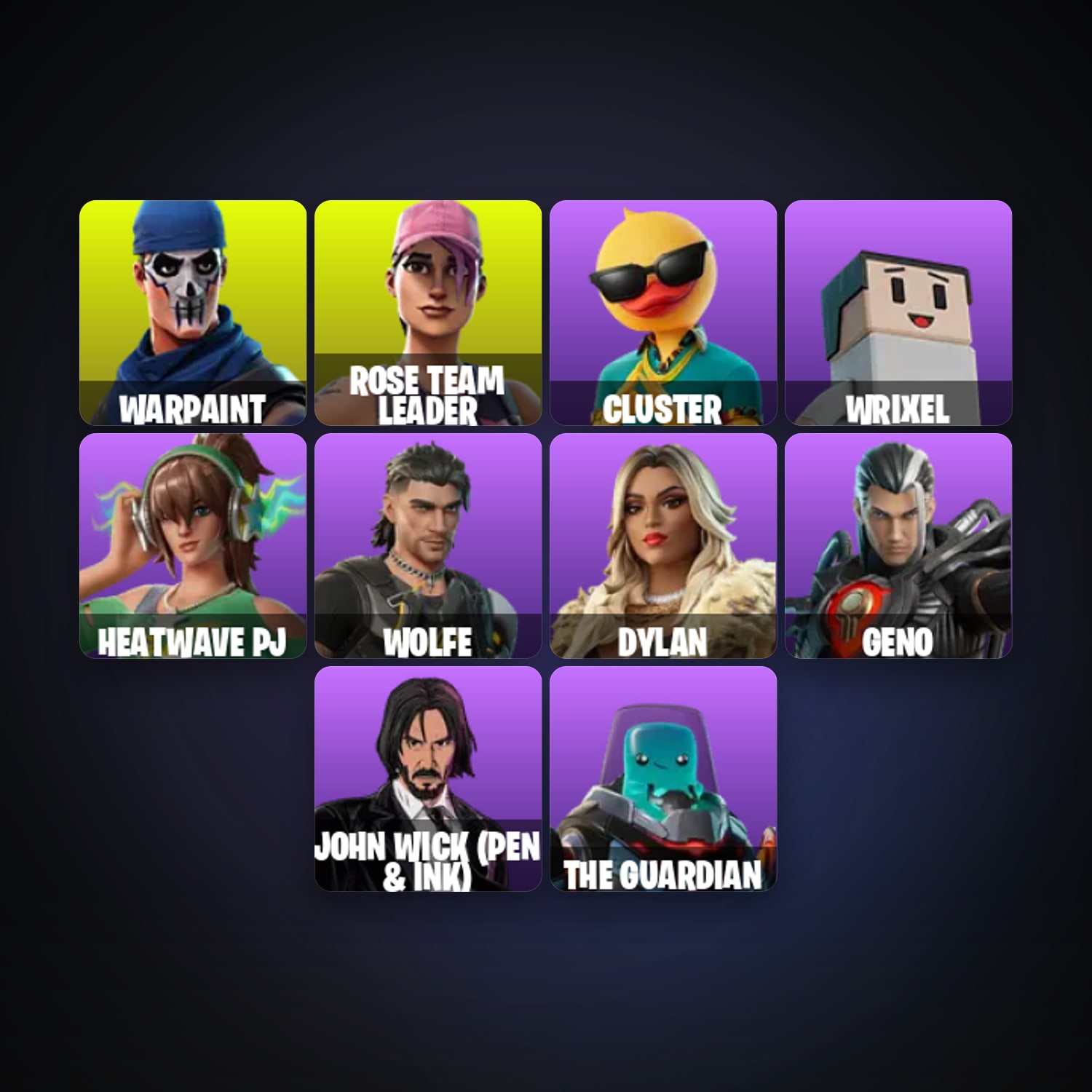 Fortnite | 14 Skins | 1.6K V-Bucks | Level 277 | 6 Wins — HabibiAccounts