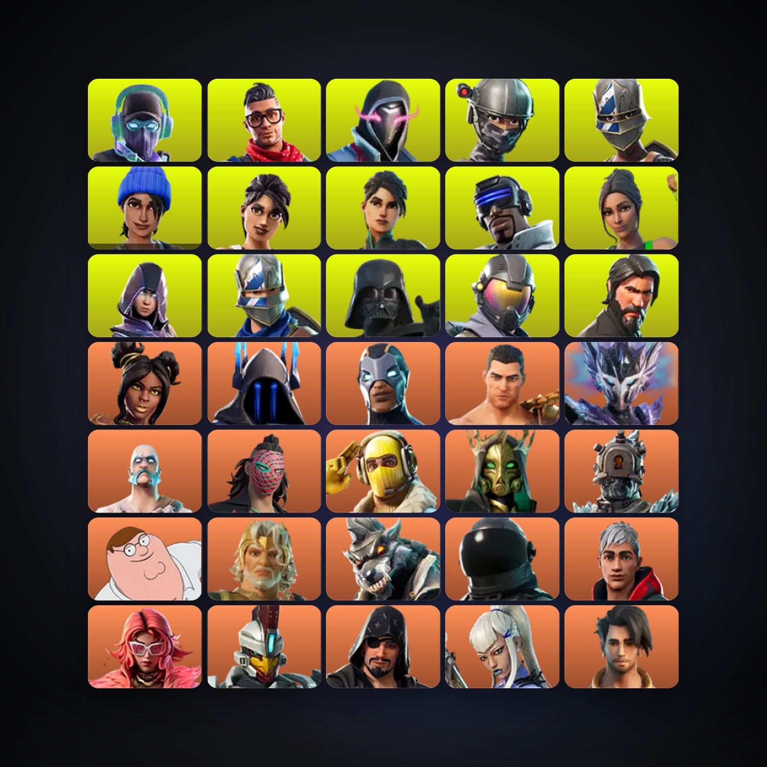 Fortnite | 460 Skins | 350 V-Bucks | Level 6461 | 1.2K Wins — HabibiAccounts