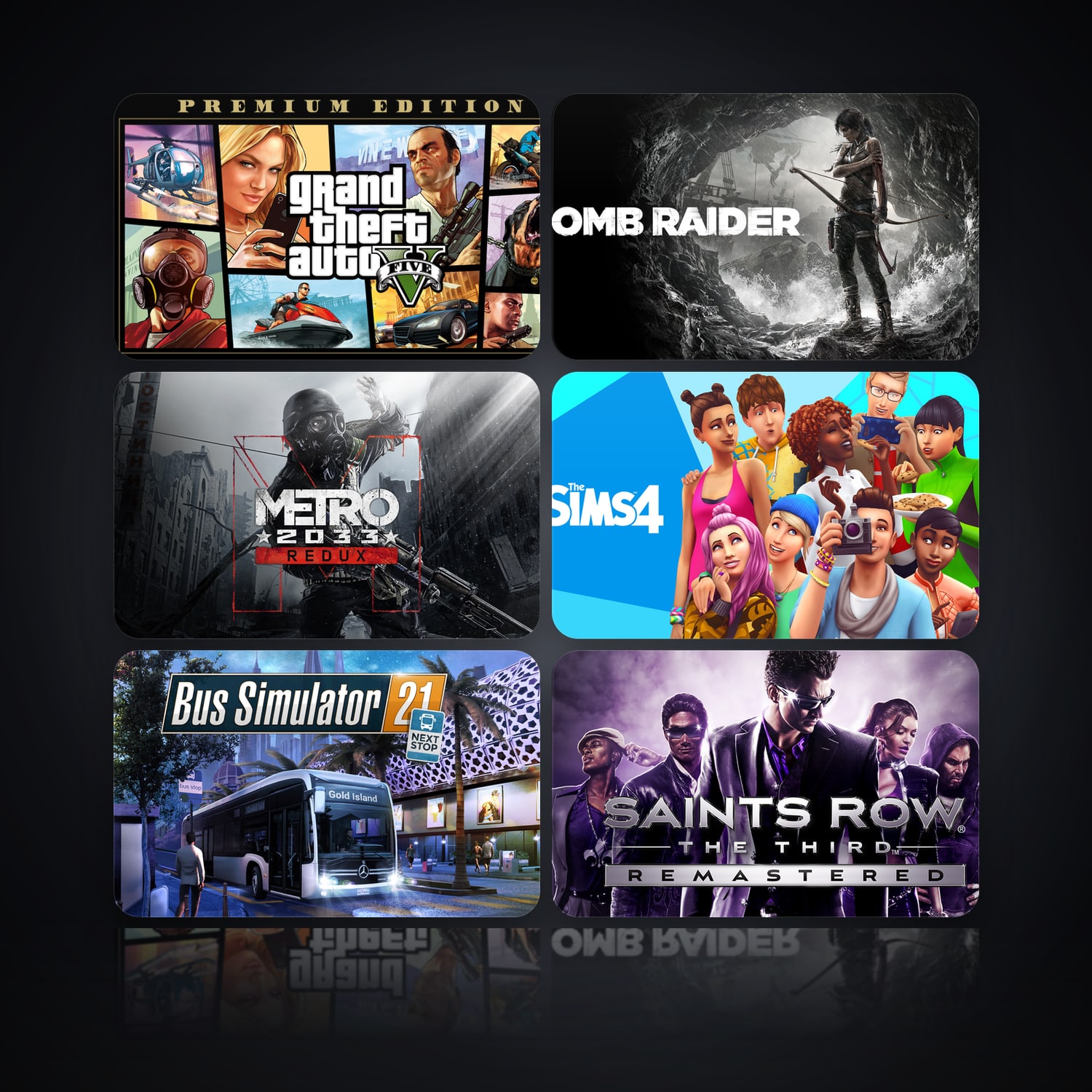 Grand Theft Auto V & Tomb Raider GAME OF THE YEAR EDITION | 104 Games — HabibiAccounts