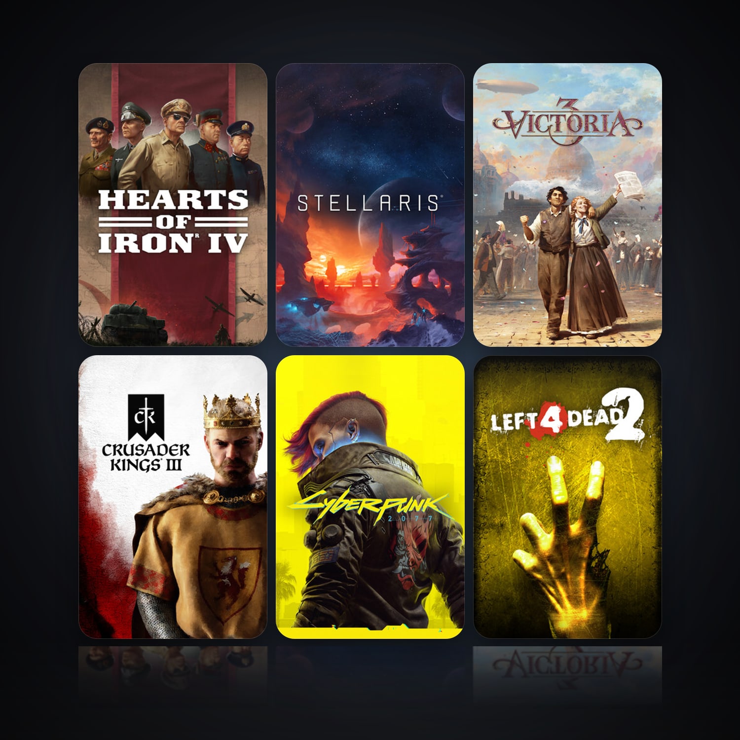 Hearts of Iron IV & Stellaris | 42 Games | Clean — HabibiAccounts