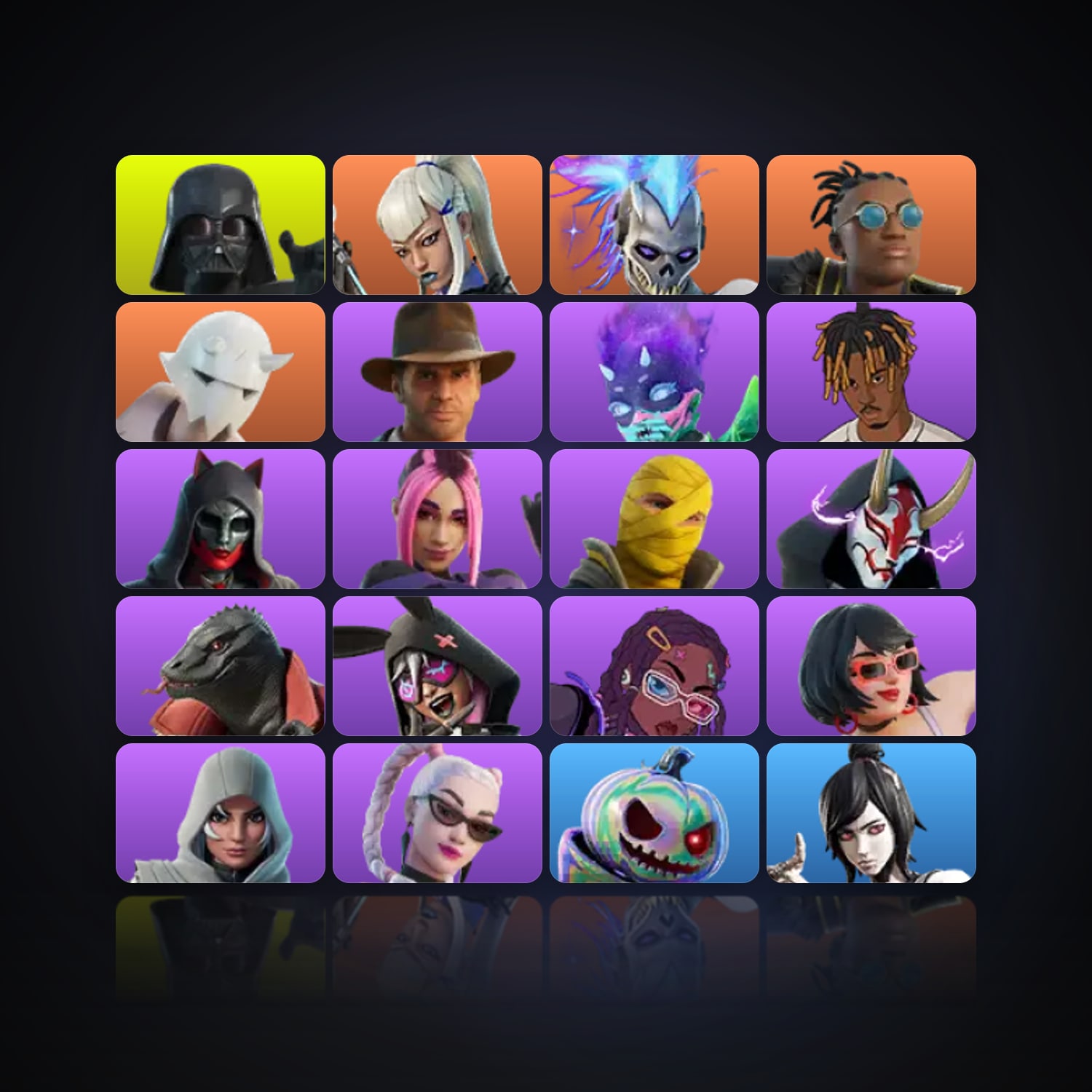 Fortnite | 20 Skins | 1.7K V-Bucks | Level 1806 | 172 Wins — HabibiAccounts