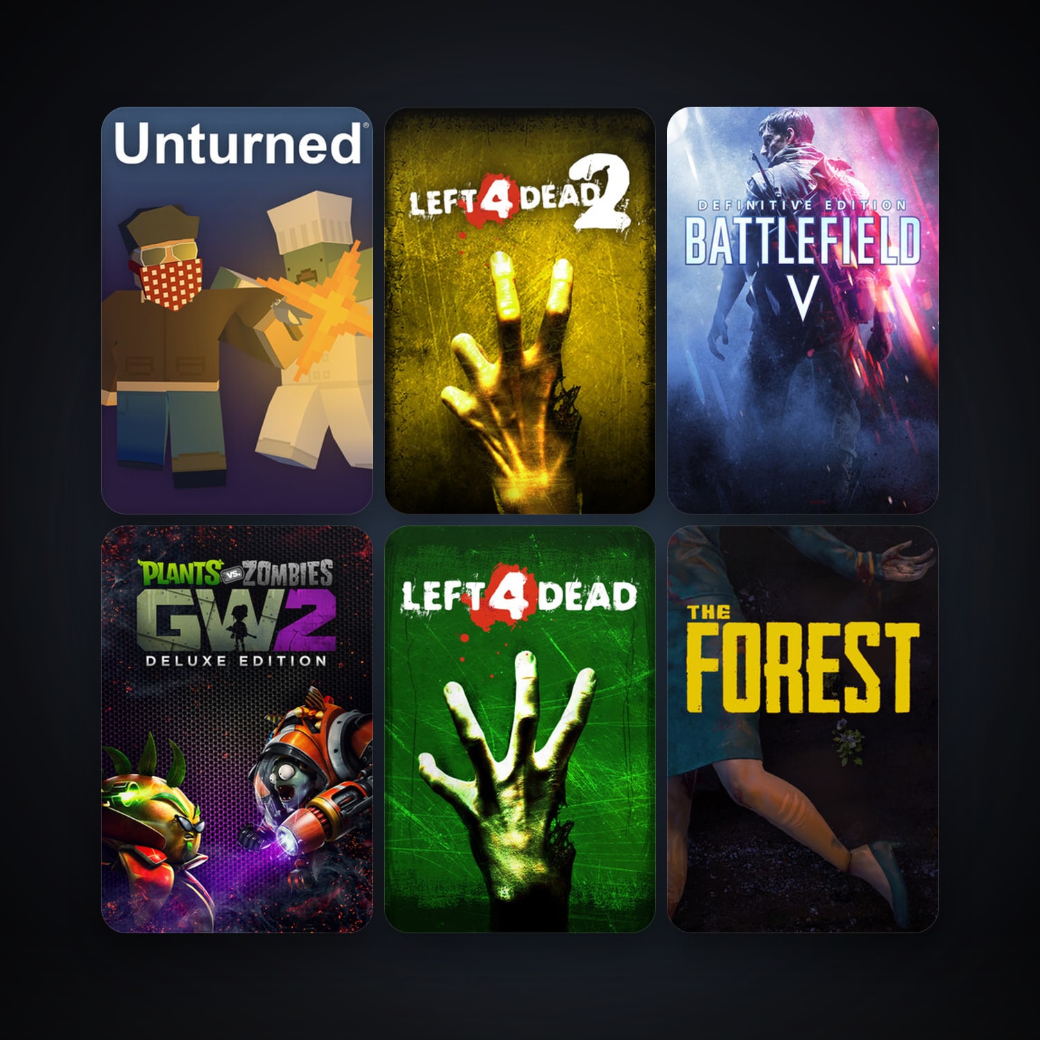 Left 4 Dead + Left 4 Dead 2, 33 games, clean — HabibiAccounts