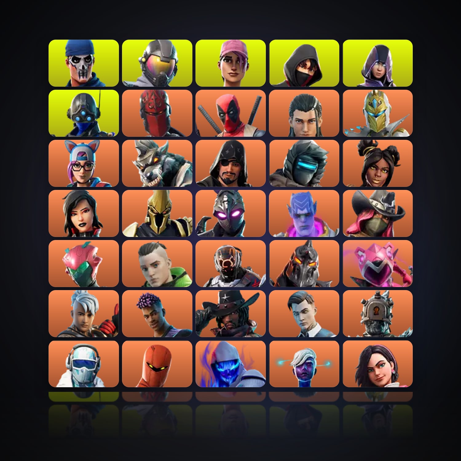 Fortnite | 344 Skins | 1.4K V-Bucks | Level 2860 | 485 Wins — HabibiAccounts