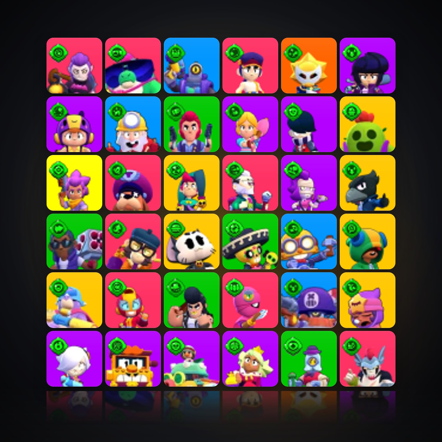 104 Brawlers | 62.2K Trophies — HabibiAccounts