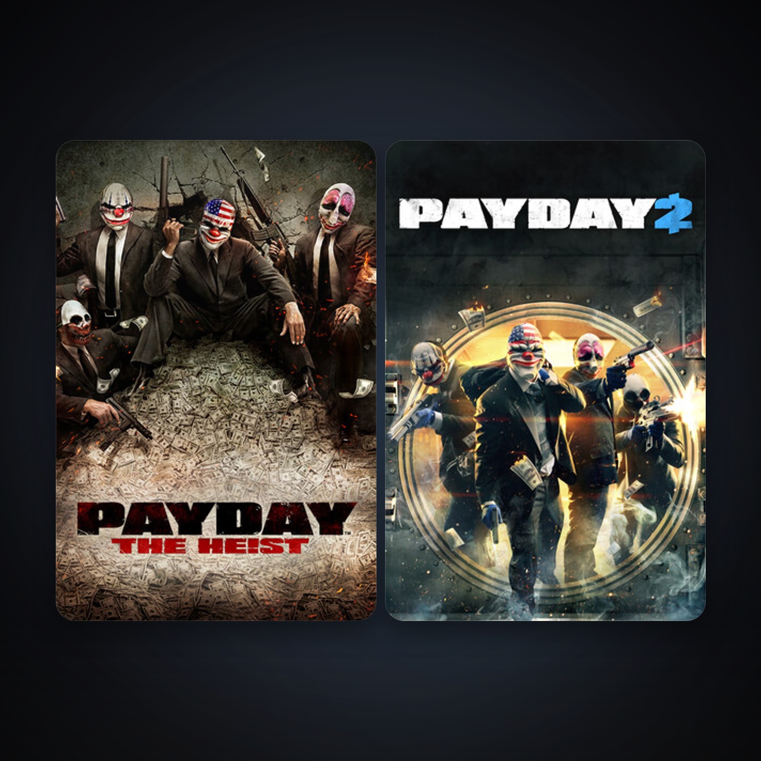 PAYDAY The Heist + PAYDAY 2, 3 games, clean — HabibiAccounts
