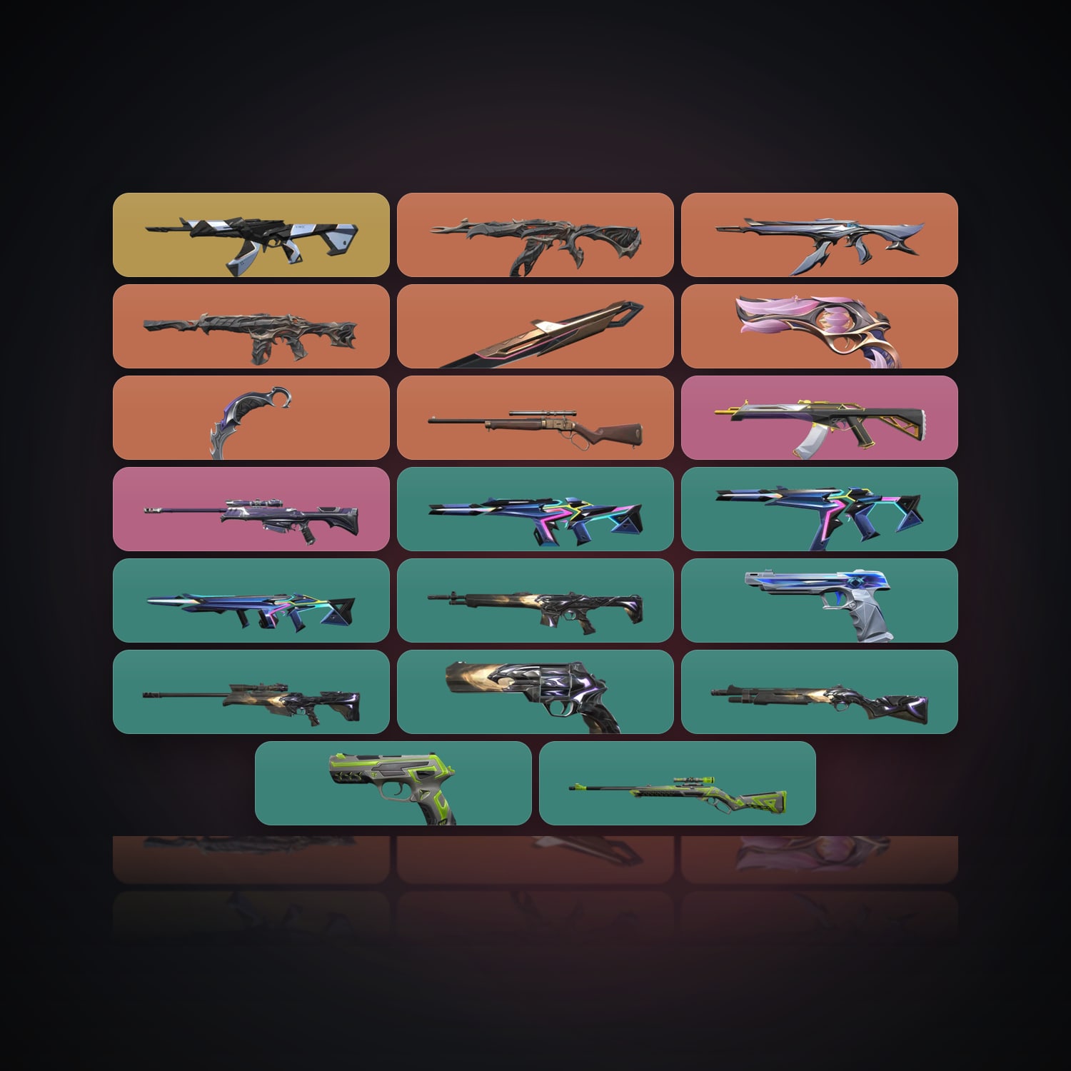7 Rank | KR Server | 20 Skins | 2 Knives | Level 43 — HabibiAccounts