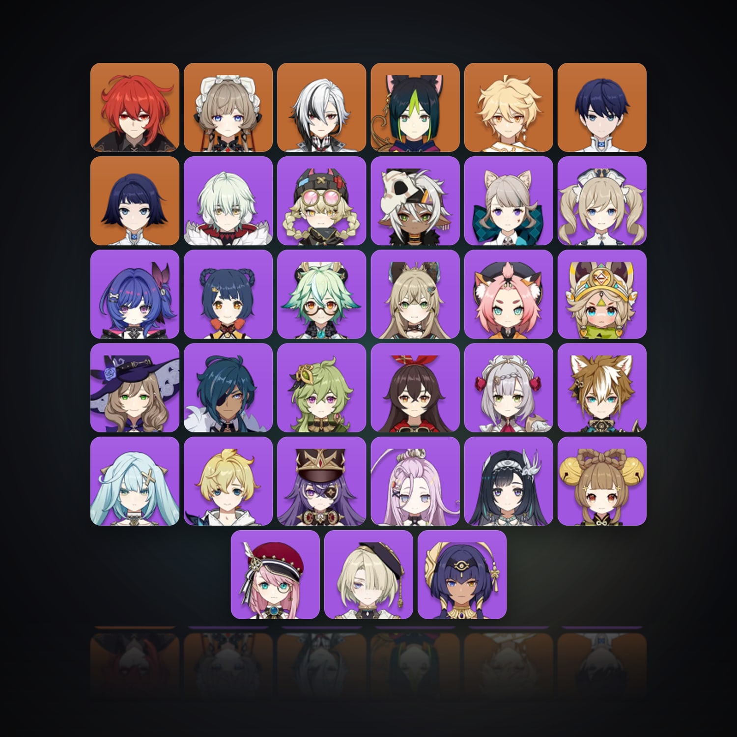 Genshin Impact | AR 55 | 33 Chars | 4× 5★ — HabibiAccounts