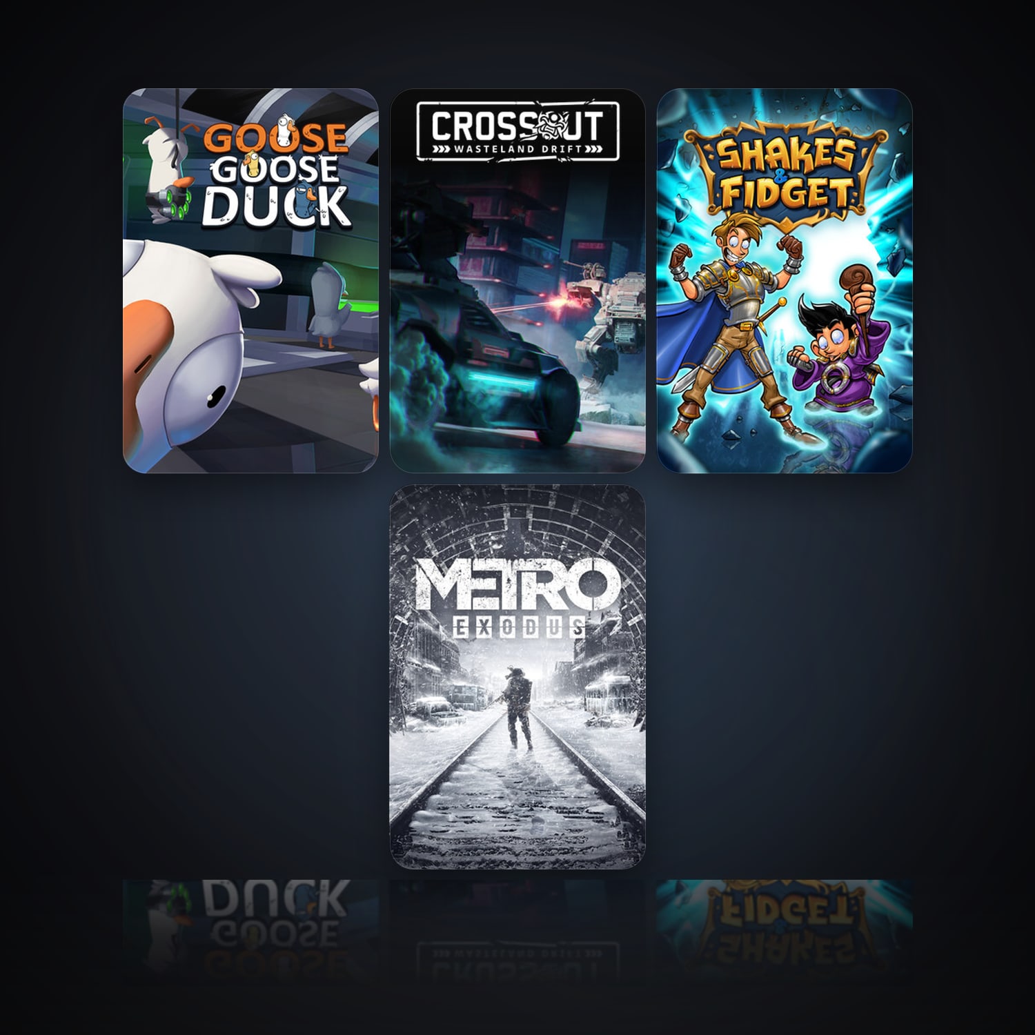 Goose Goose Duck & Crossout | 12 Games | Clean — HabibiAccounts