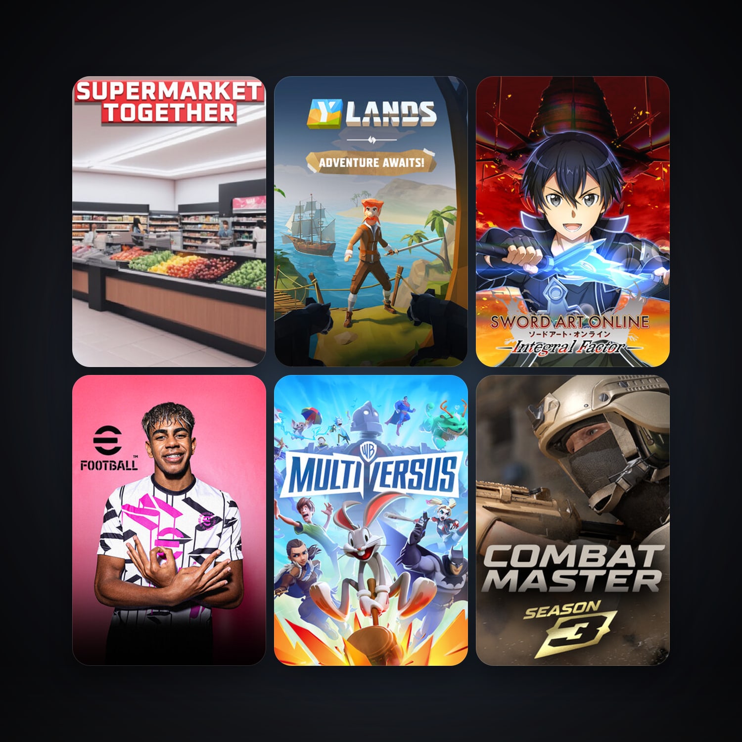 Ylands + eFootball 2024, 15 games, clean — HabibiAccounts