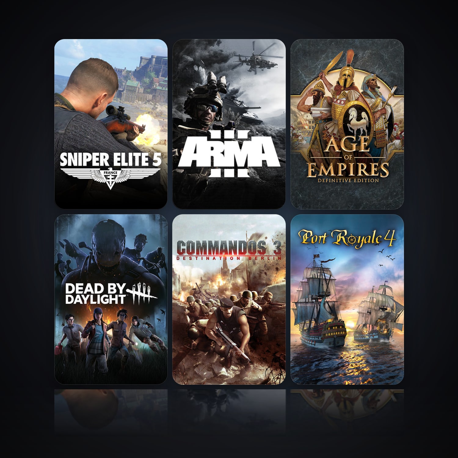 Sniper Elite 5 & Arma 3 | 10 Games | Clean — HabibiAccounts