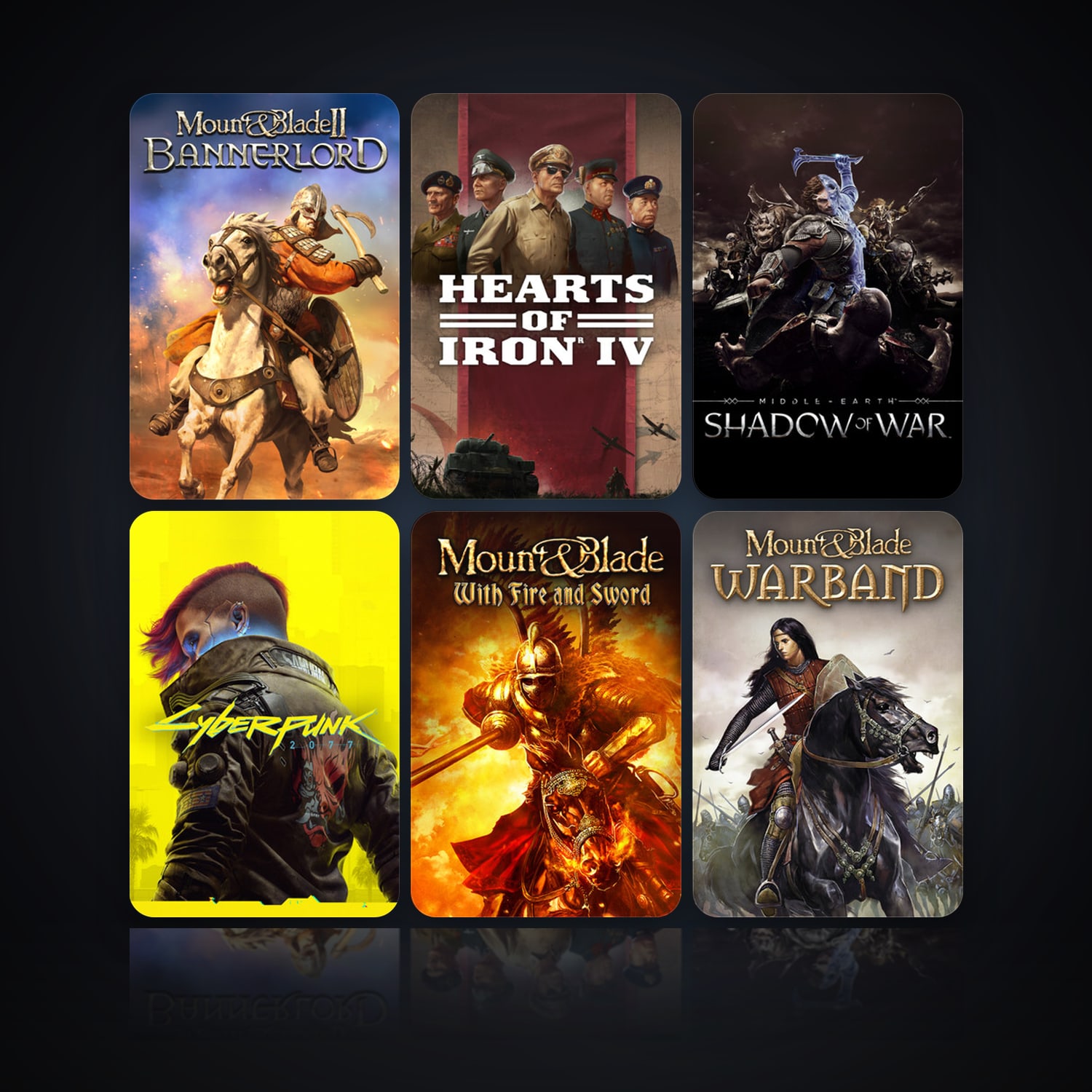 Mount & Blade II: Bannerlord & Hearts of Iron IV | 31 Games | Clean — HabibiAccounts
