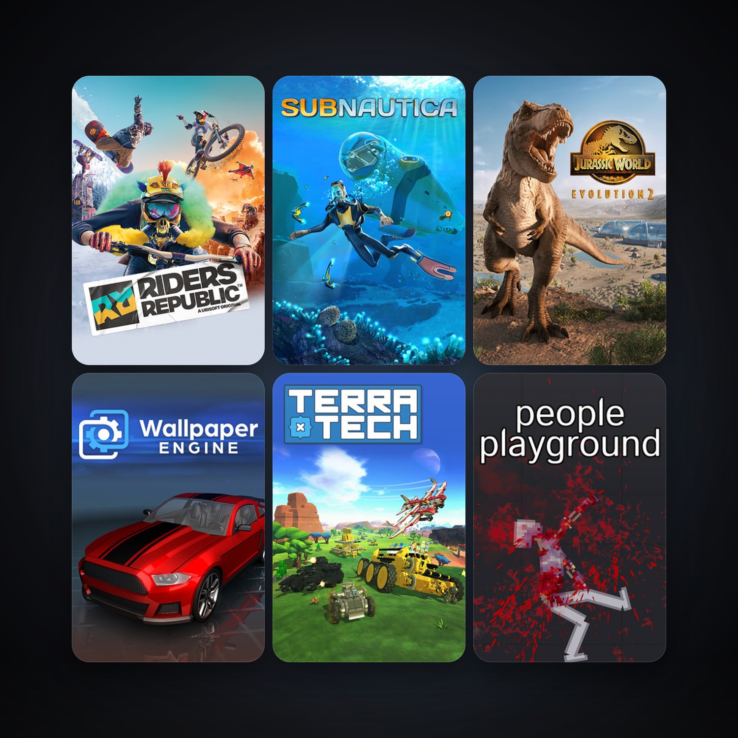 Riders Republic & Subnautica | 17 Games | Clean — HabibiAccounts