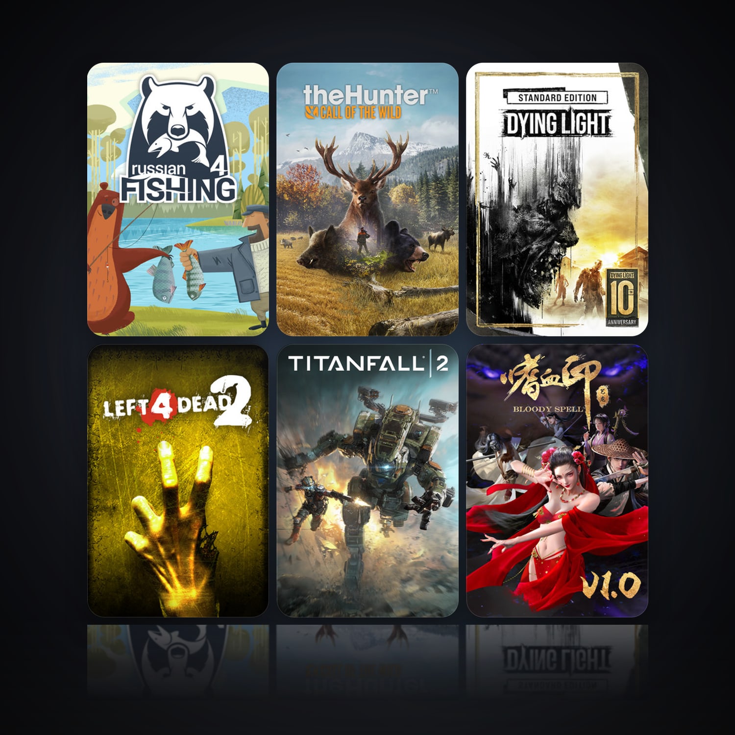 Russian Fishing 4 & theHunter: Call of the Wild | 14 Games | Clean — HabibiAccounts