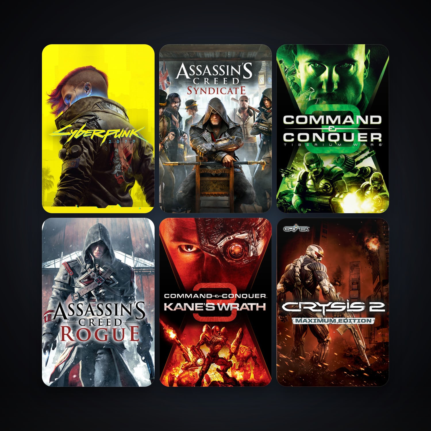 Crysis + Crysis Warhead, 18 games, clean — HabibiAccounts