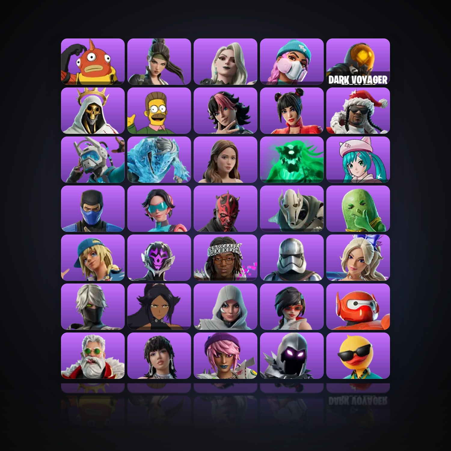 Fortnite | 123 Skins | 1.6K V-Bucks | Level 1615 | 99 Wins — HabibiAccounts