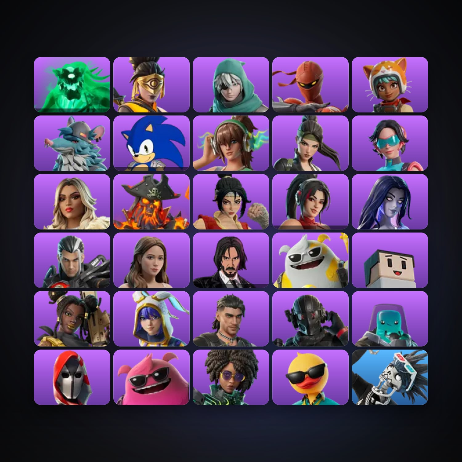 Fortnite | 30 Skins | 800 V-Bucks | Level 417 | 46 Wins — HabibiAccounts