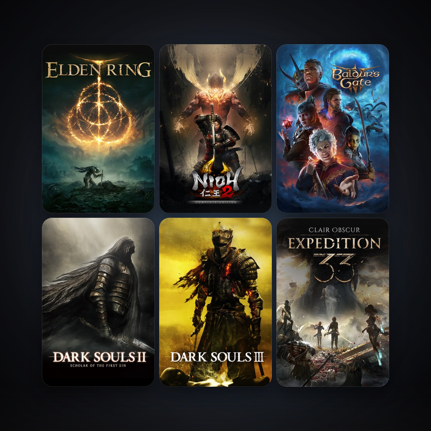 DARK SOULS II: Scholar of the First Sin + Middle-earth: Shadow of War, 74 games, clean — HabibiAccounts