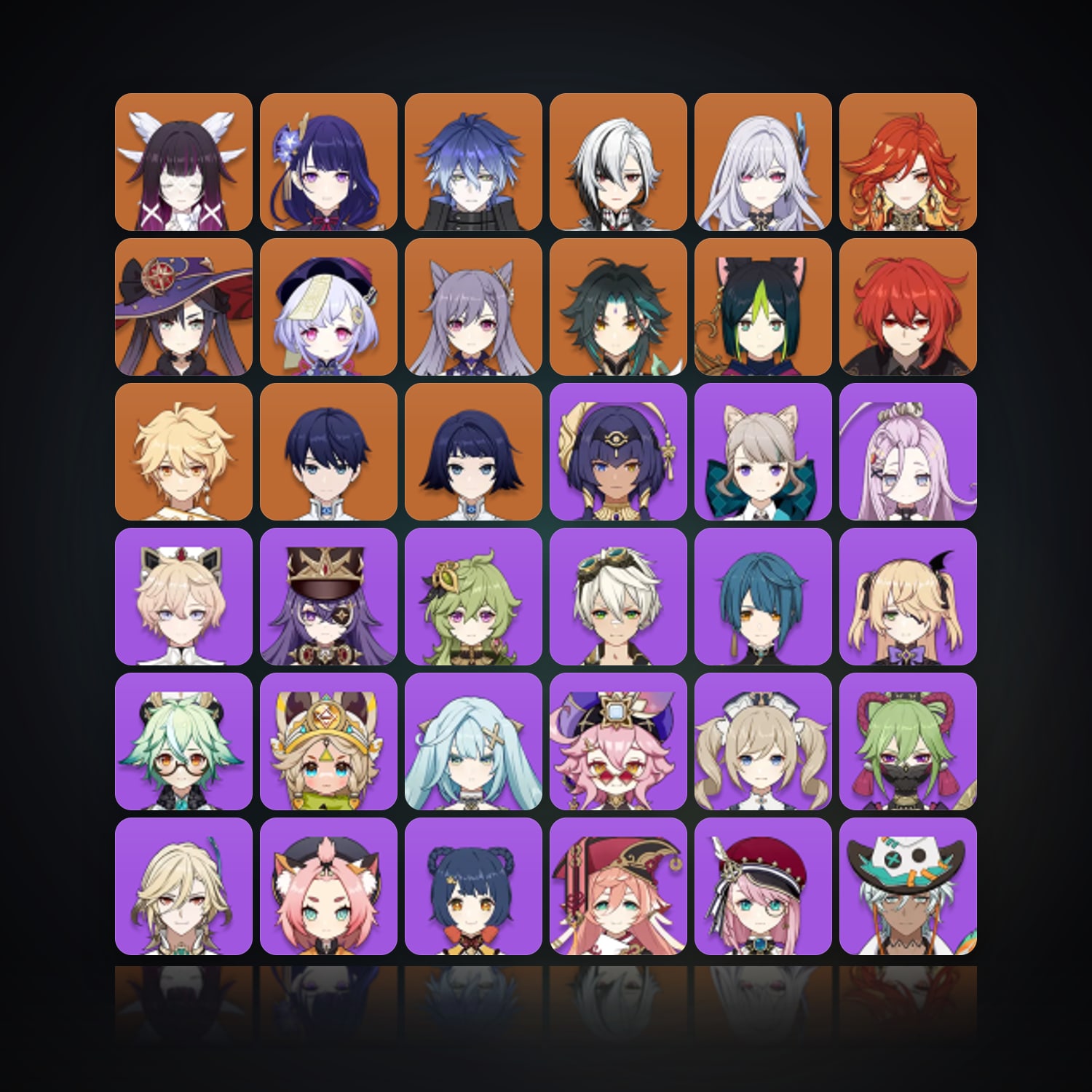 Genshin Impact | AR 57 | 57 Chars | 12× 5★ — HabibiAccounts