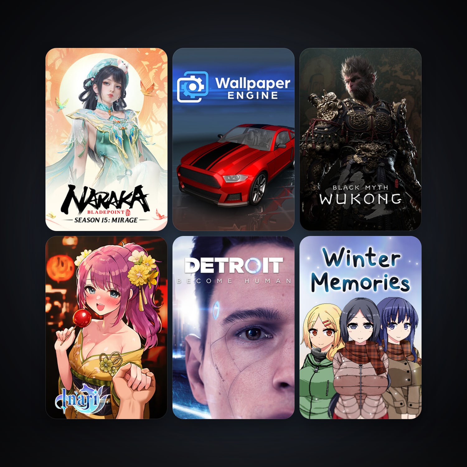 Wallpaper Engine + Watch_Dogs 2, 92 games, clean — HabibiAccounts