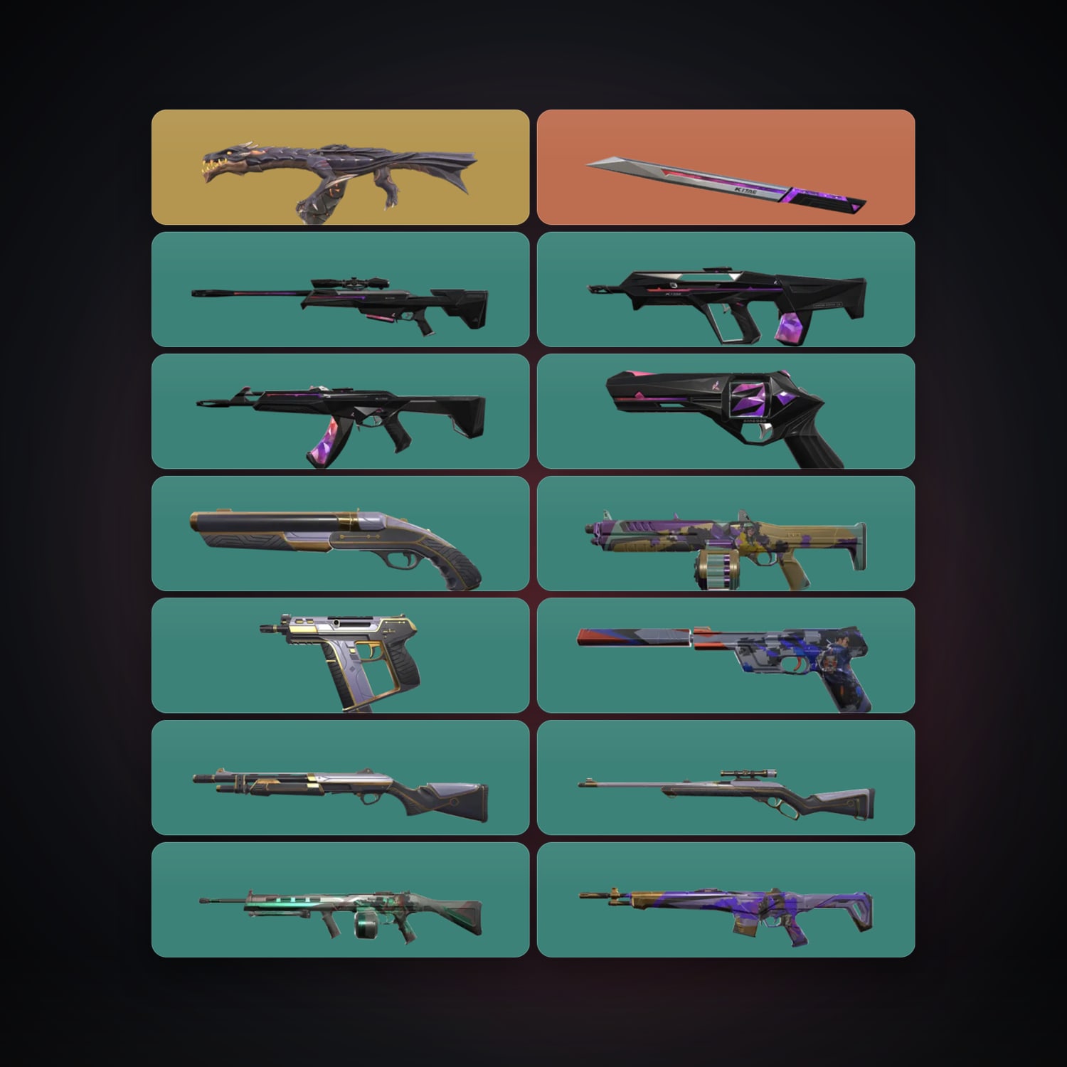 AP Silver 1 locker — 1 knives, 14 skins, lvl 41 — HabibiAccounts