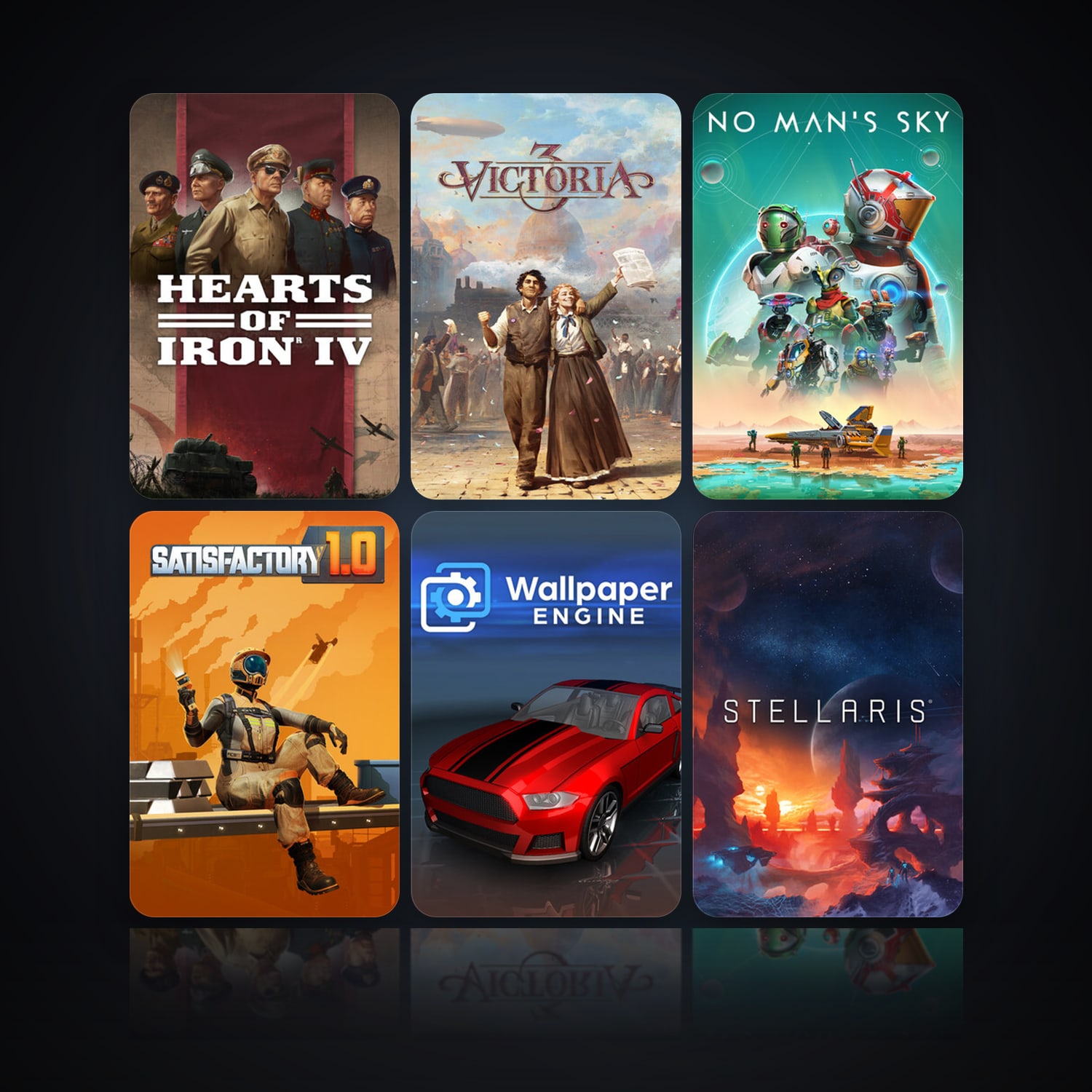 Hearts of Iron IV & Victoria 3 | 29 Games | Clean — HabibiAccounts