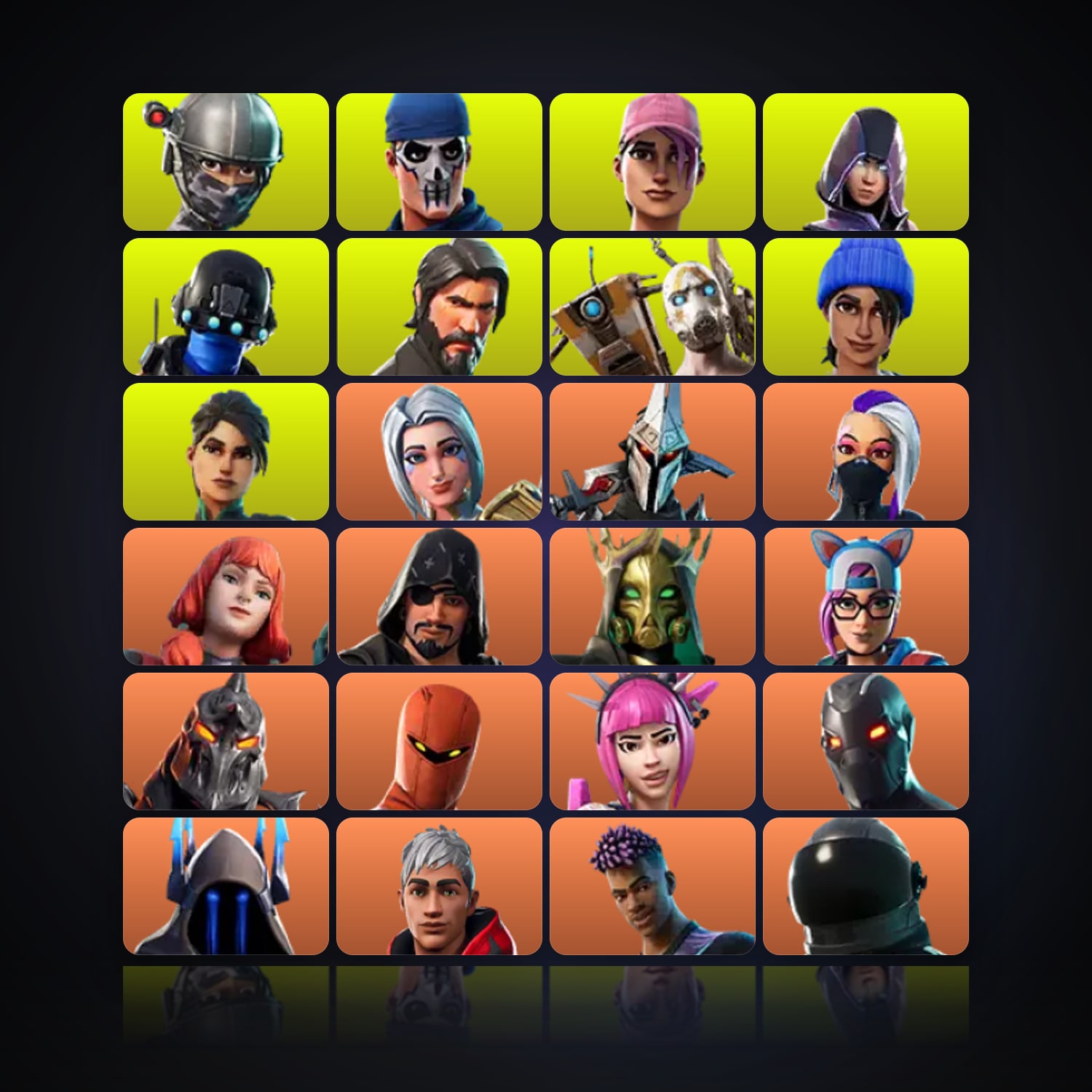 Fortnite | 361 Skins | 250 V-Bucks | Level 5816 | 1.1K Wins — HabibiAccounts